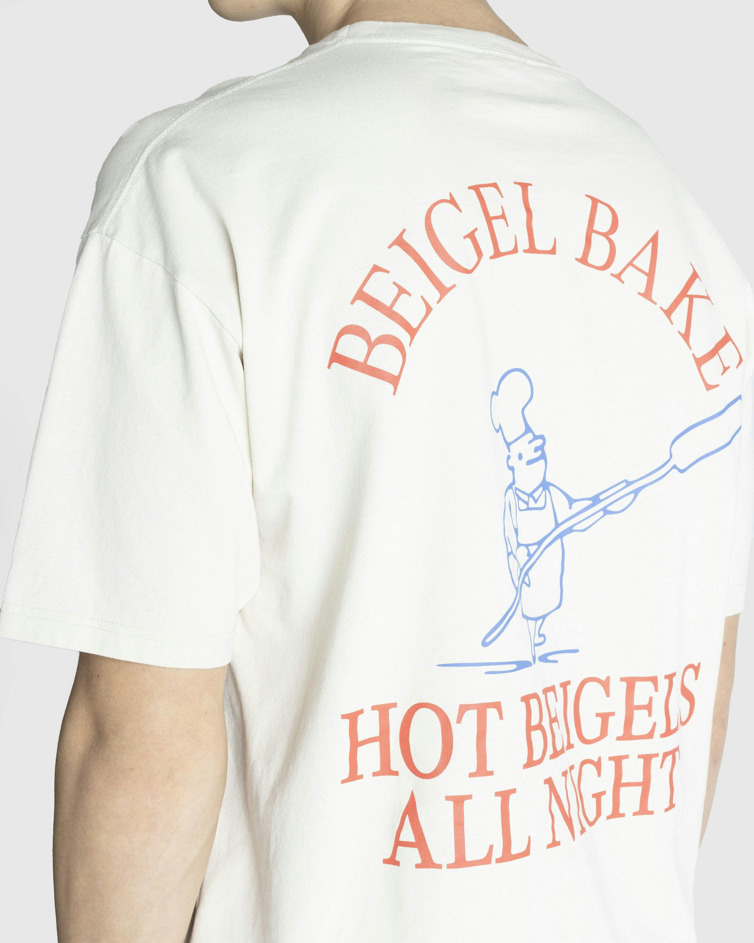 Beigel Bake x Highsnobiety - Eggshell Short Sleeves Tee - Clothing -  - Image 6