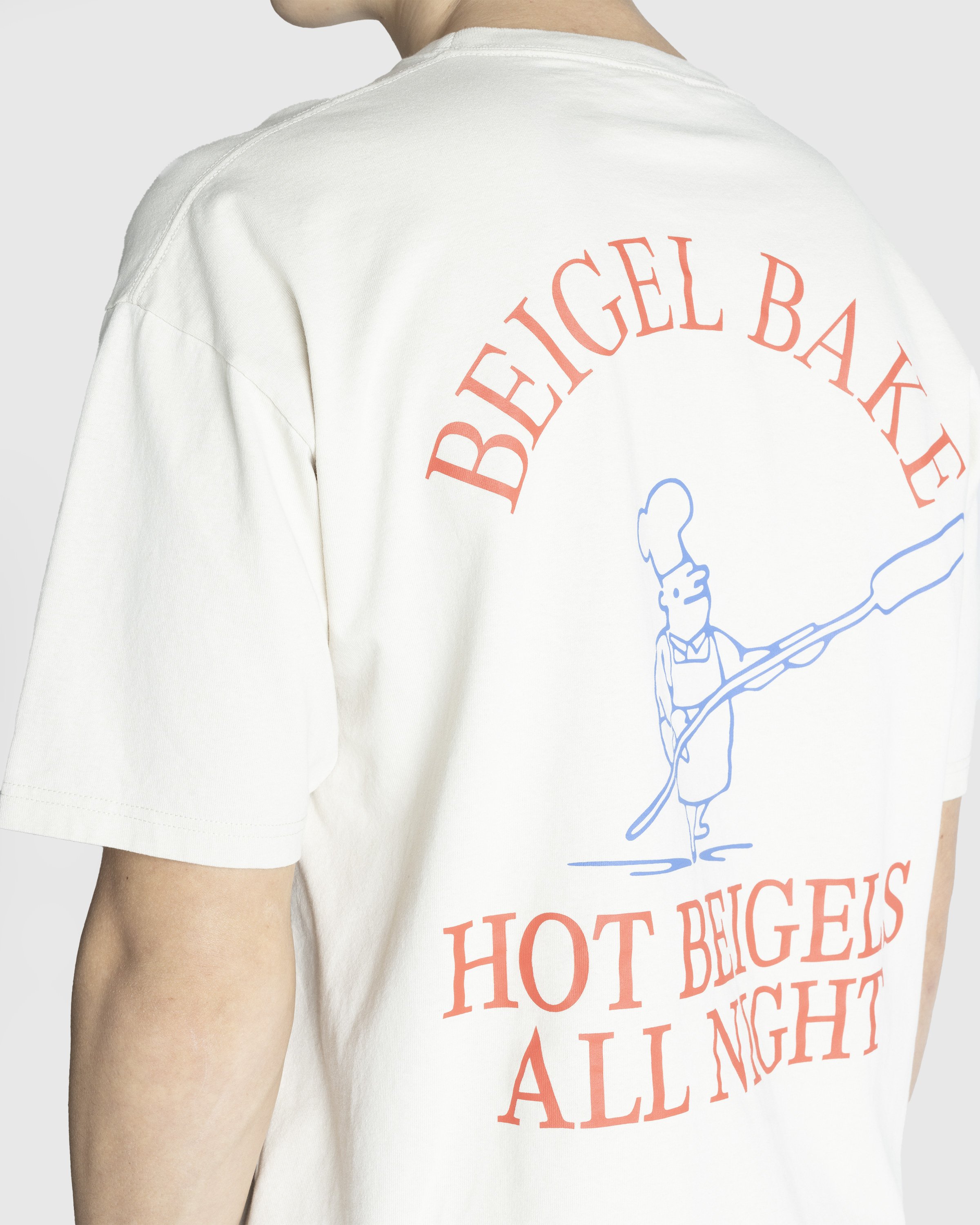 Beigel Bake x Highsnobiety - Eggshell Short Sleeves Tee - Clothing -  - Image 6