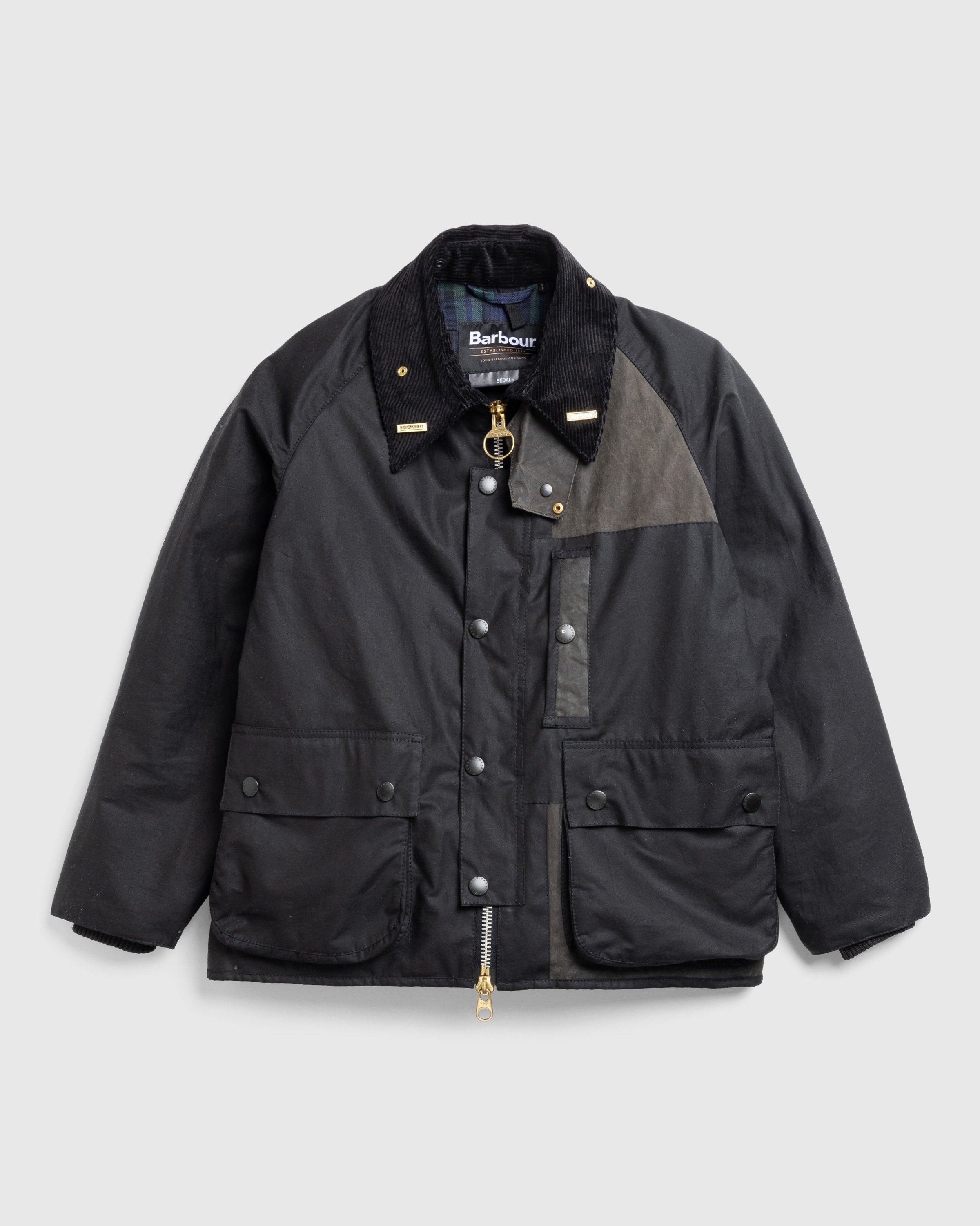 Barbour x Highsnobiety - Re-Loved Cropped Bedale Jacket 1 - 38 - Black - Clothing -  - Image 1