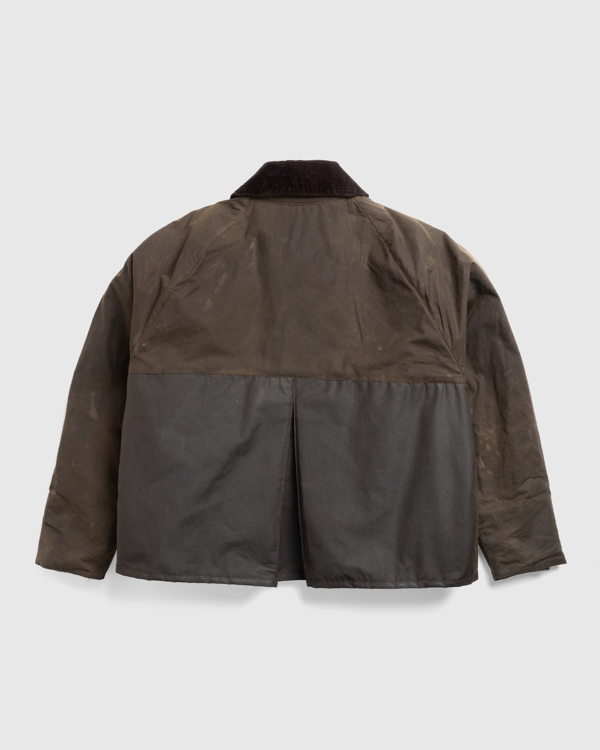 Barbour x Highsnobiety - Re-Loved Cropped Bedale Jacket 1 - 42 - Dark-Green - Clothing - Olive - Image 2