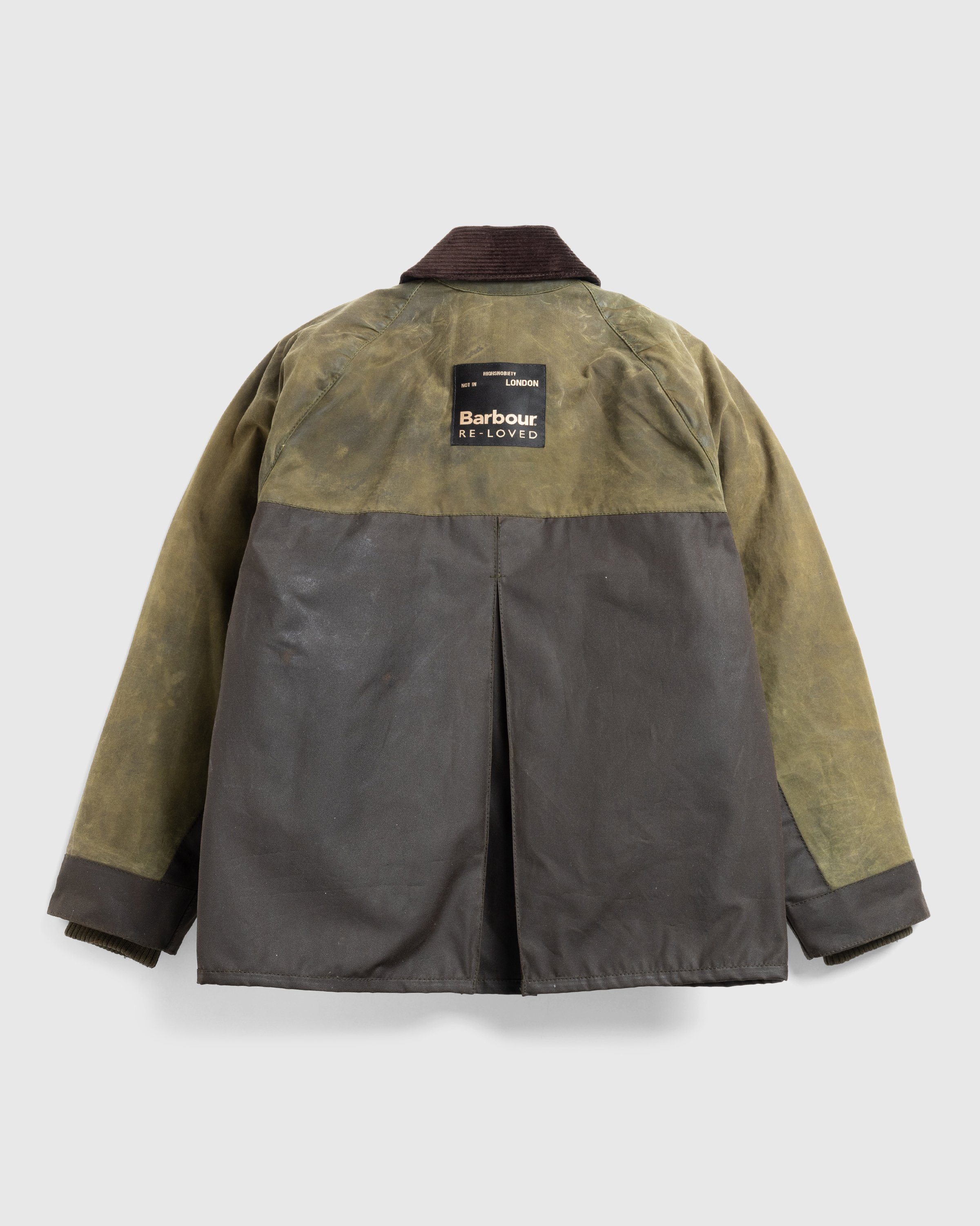 Barbour x Highsnobiety - Re-Loved Cropped Bedale Jacket 1 - 34 - Olive-Green - Clothing - Olive - Image 2