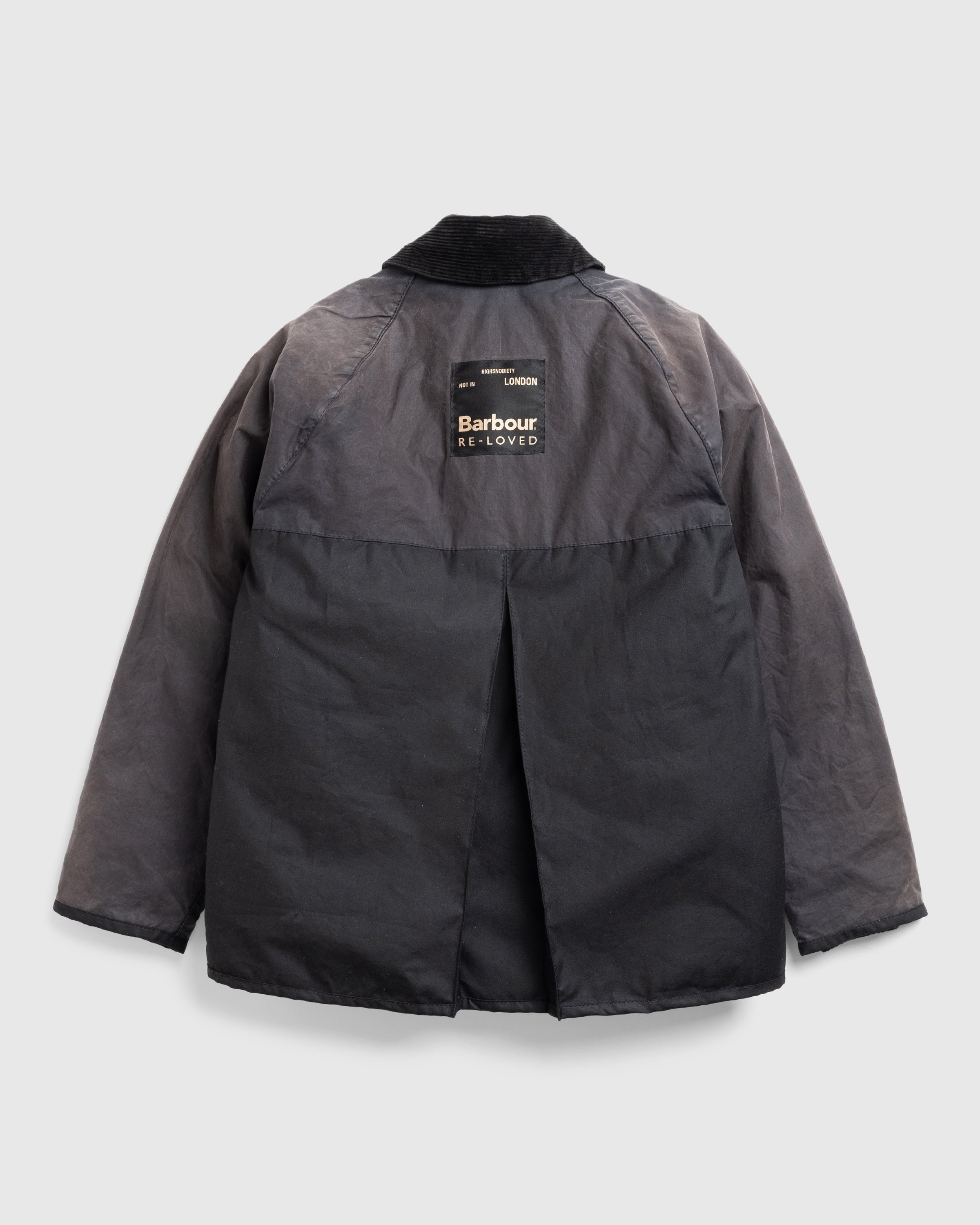 Barbour x Highsnobiety - Re-Loved Cropped Bedale Jacket 1 - 32 - Grey-Black - Clothing - Grey - Image 2