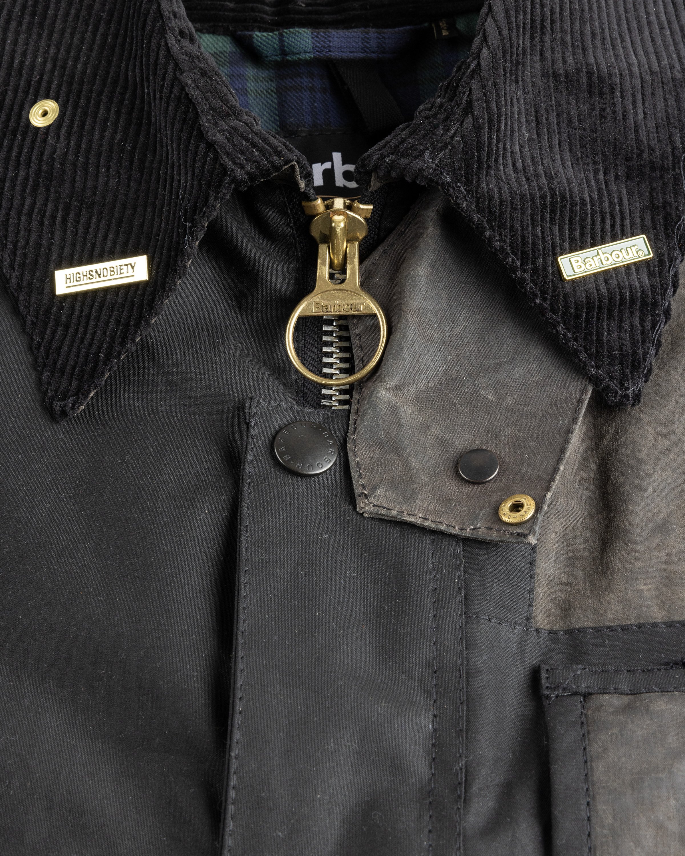 Barbour x Highsnobiety - Re-Loved Cropped Bedale Jacket 1 - 38 - Black - Clothing -  - Image 3