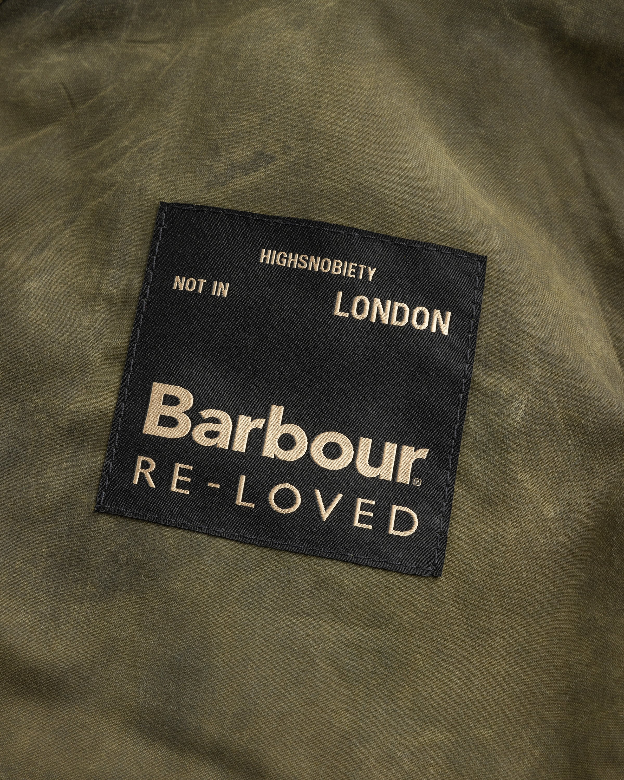 Barbour x Highsnobiety - Re-Loved Cropped Bedale Jacket 1 - 34 - Olive-Green - Clothing - Olive - Image 4