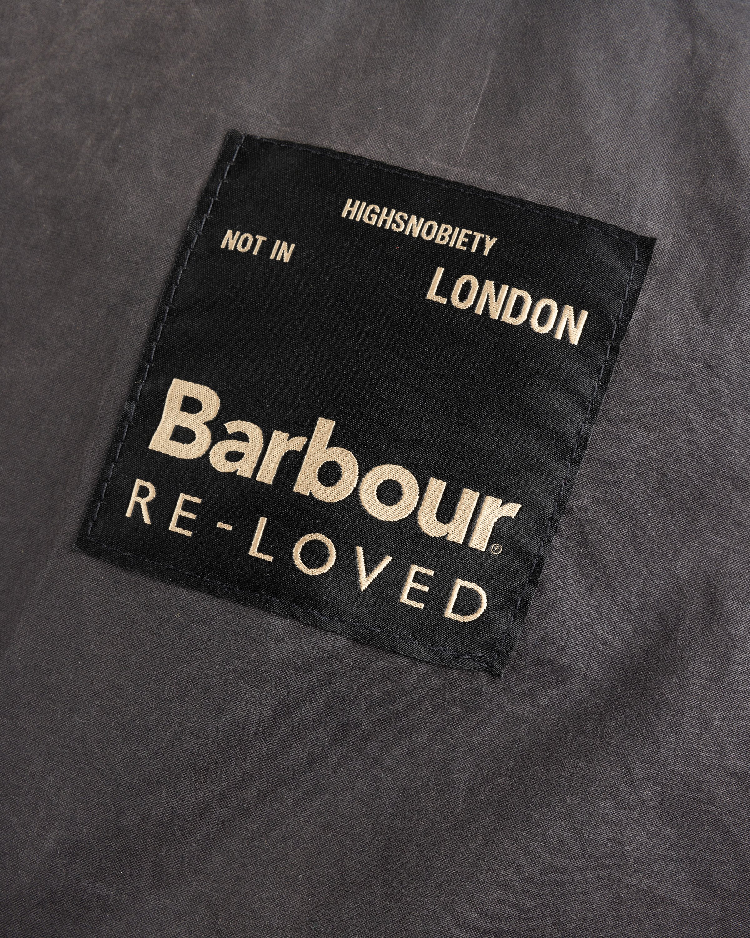 Barbour x Highsnobiety - Re-Loved Cropped Bedale Jacket 1 - 32 - Grey-Black - Clothing - Grey - Image 4