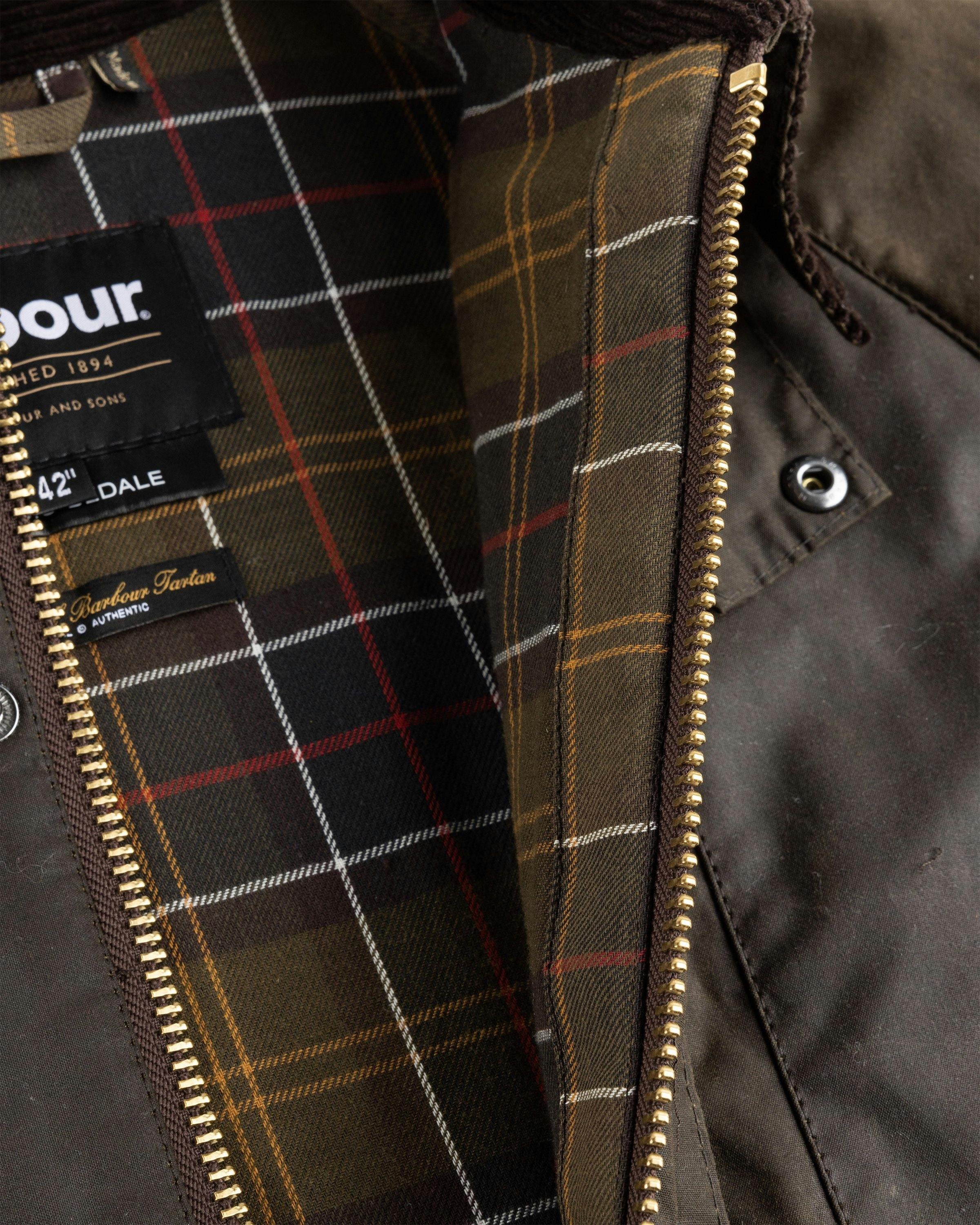 Barbour x Highsnobiety - Re-Loved Cropped Bedale Jacket 1 - 42 - Dark-Green - Clothing - Olive - Image 8