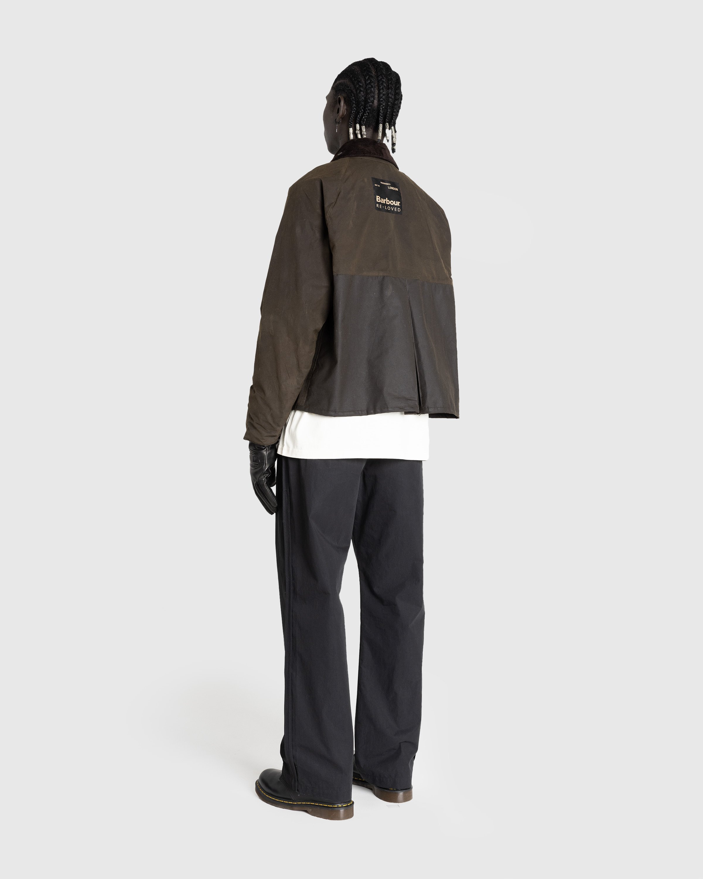 Barbour x Highsnobiety - Re-Loved Cropped Bedale Jacket 1 - 38 - Black - Clothing -  - Image 7