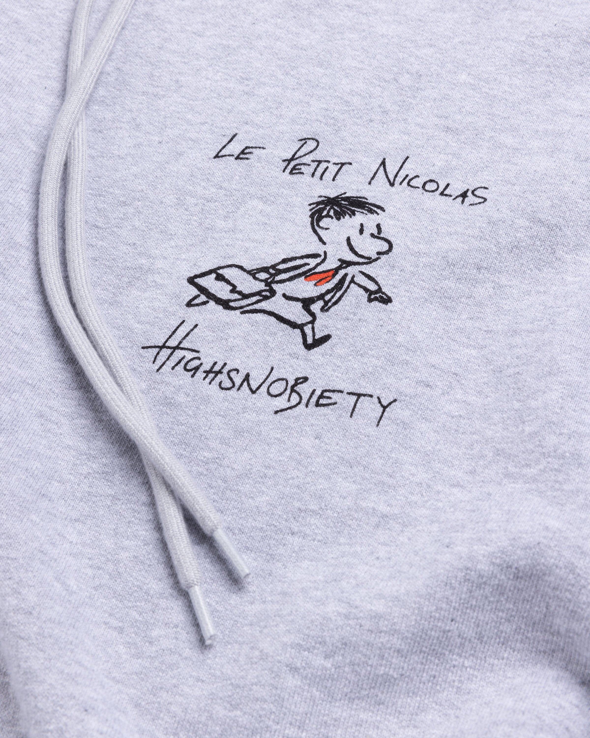 Le Petit Nicolas x Highsnobiety - Hoodie Grey - Clothing - Grey - Image 7