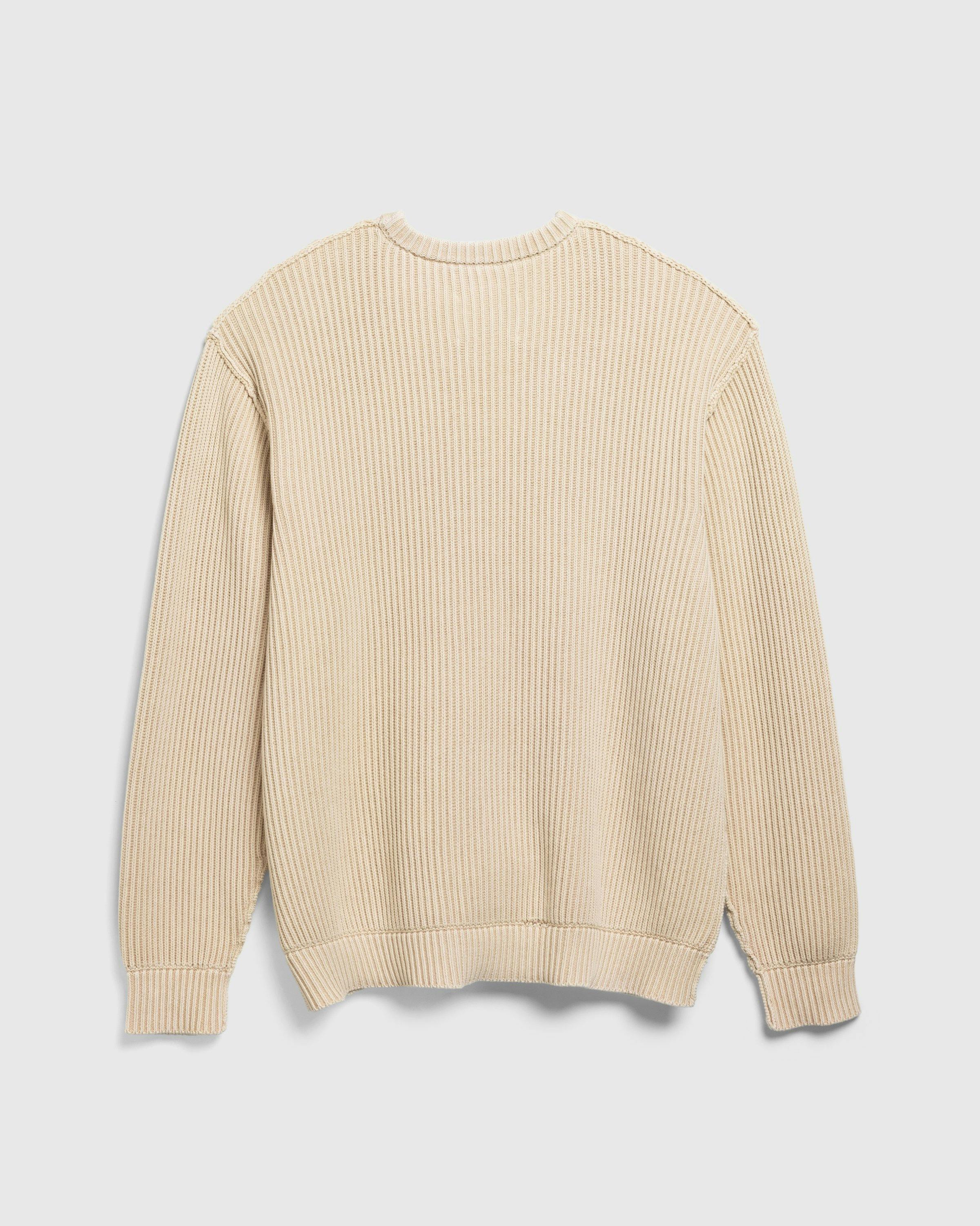 Highsnobiety HS05 - Pigment Dyed Sweater Eggshell - Clothing - Eggshell - Image 2