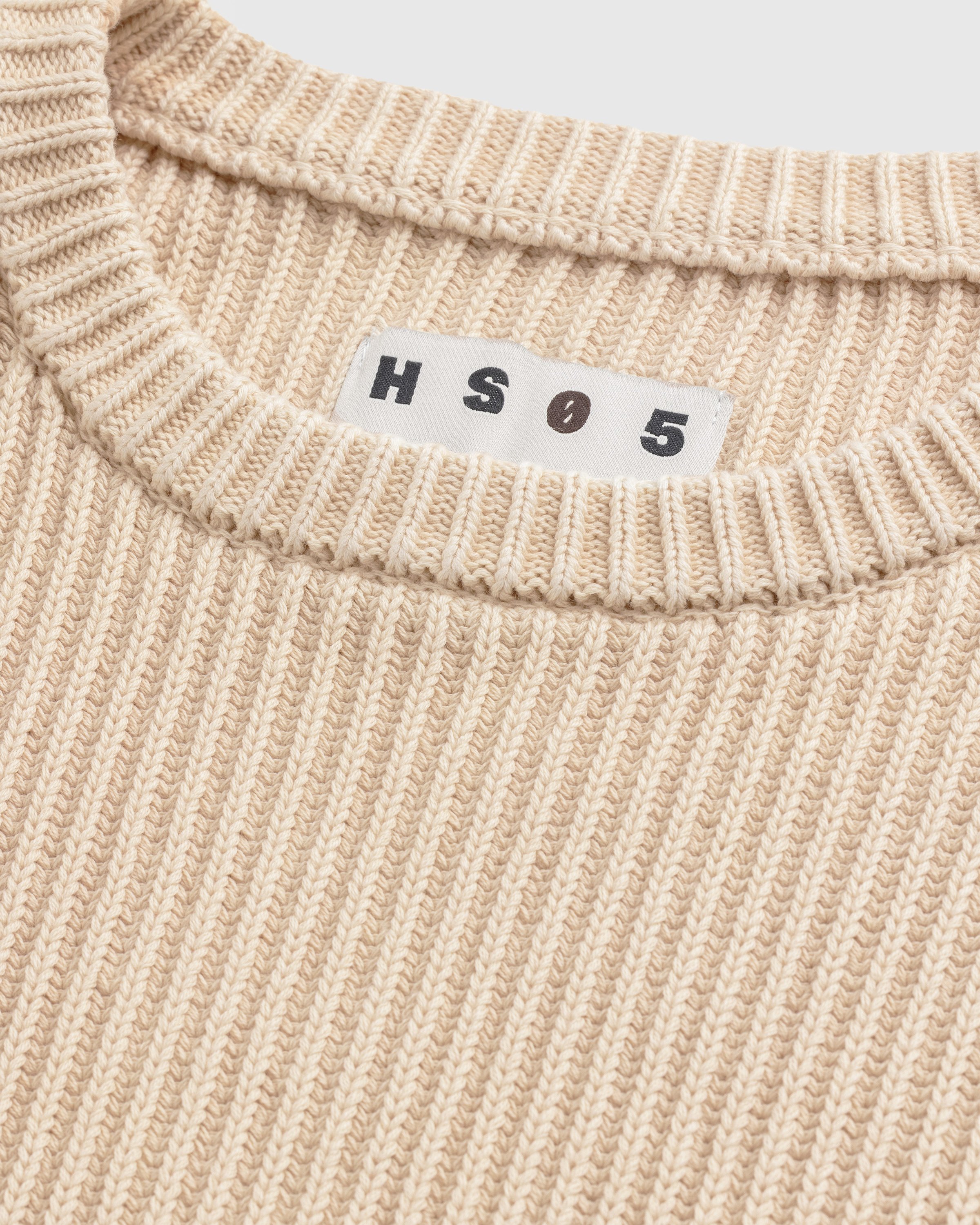 Highsnobiety HS05 - Pigment Dyed Sweater Eggshell - Clothing - Eggshell - Image 7