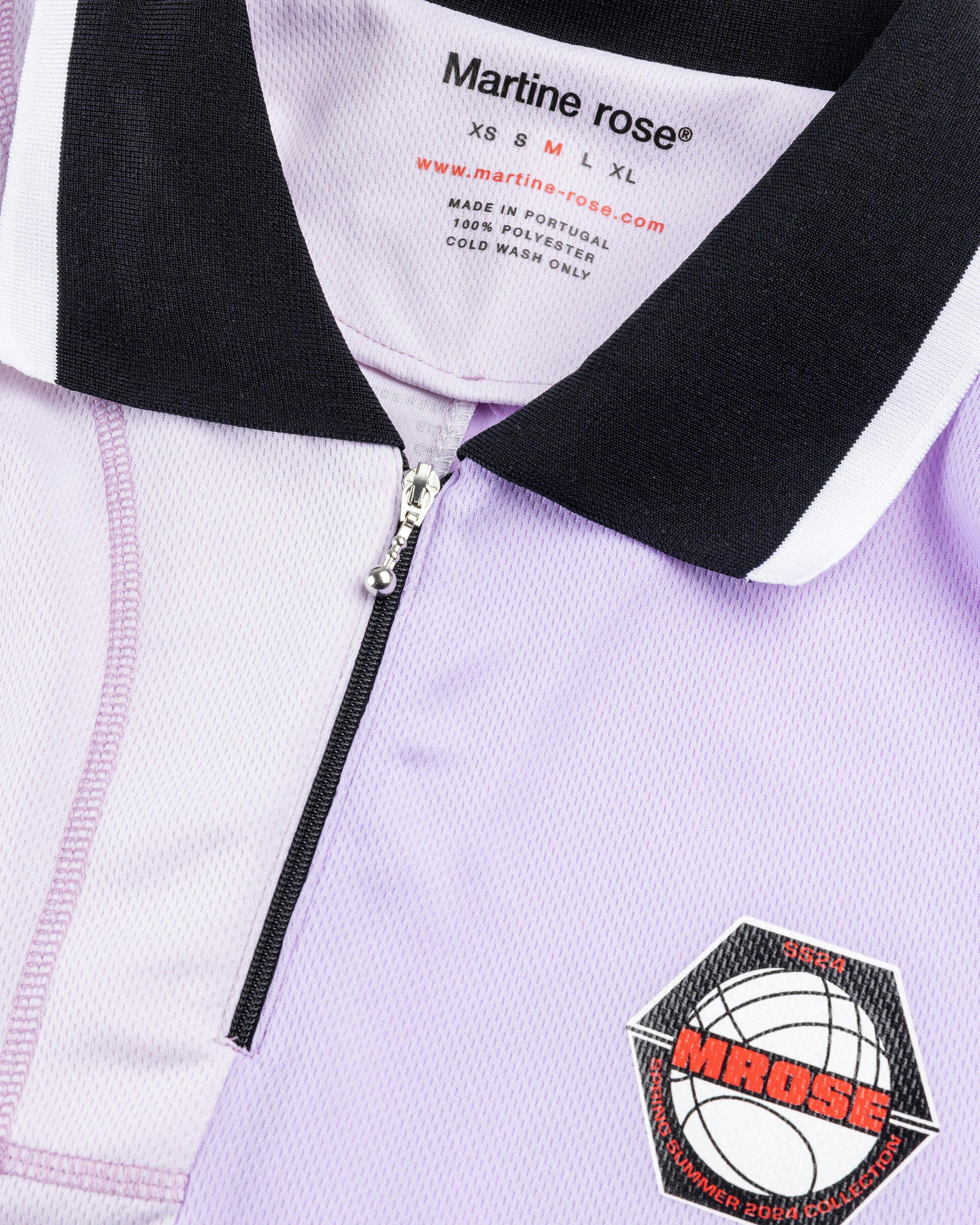 Martine Rose - Half And Half Football Top Lilac - Clothing - Purple - Image 7