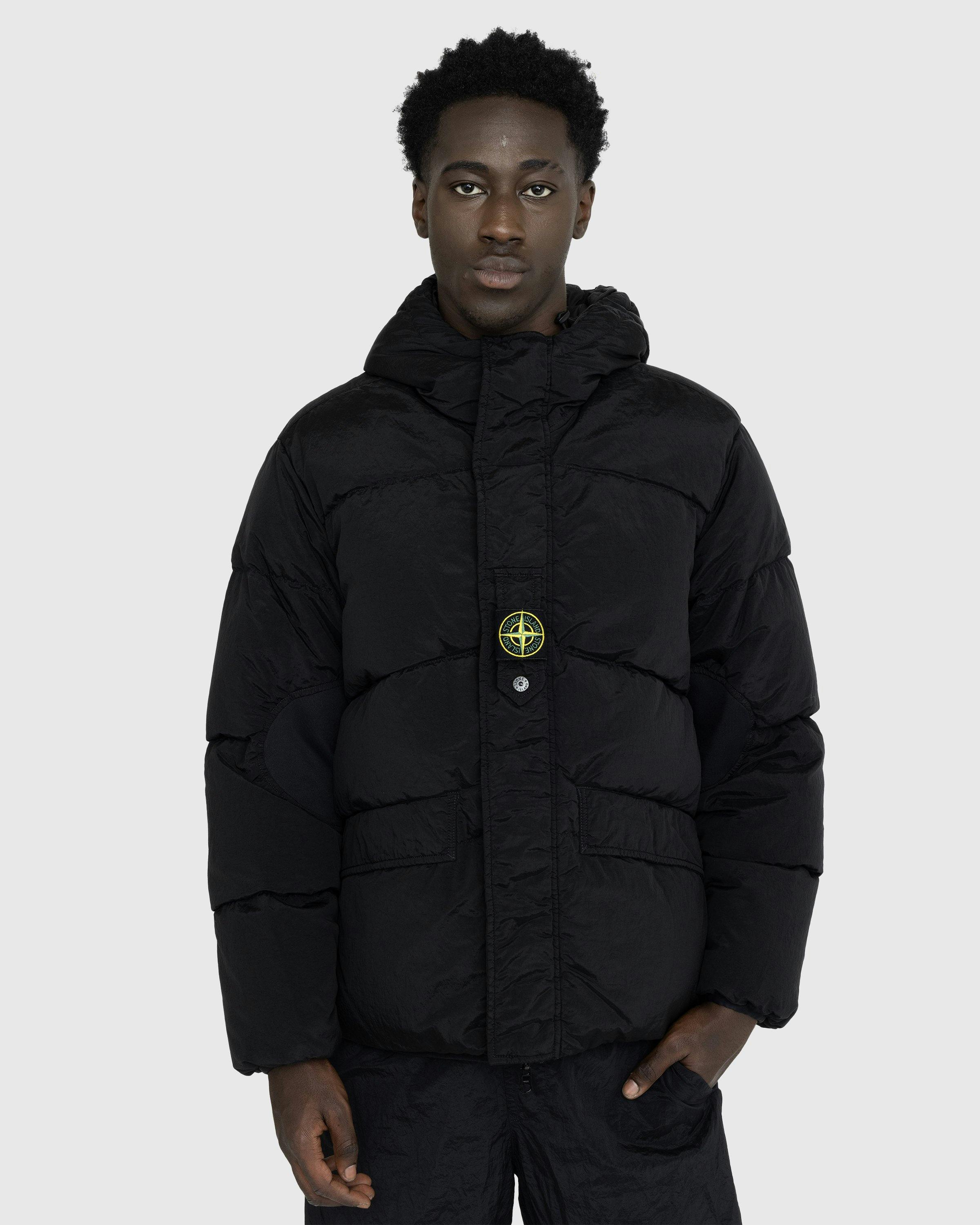 Stone Island - Reversible Nylon Metal Down Jacket Black - Clothing - Black - Image 2