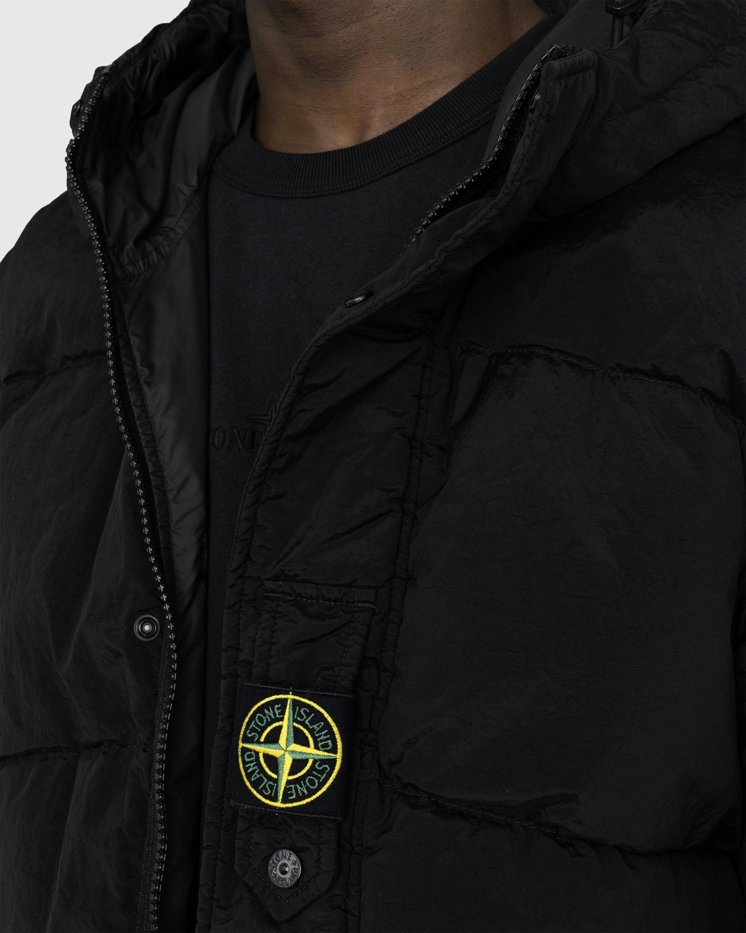 Stone Island - Reversible Nylon Metal Down Jacket Black - Clothing - Black - Image 4