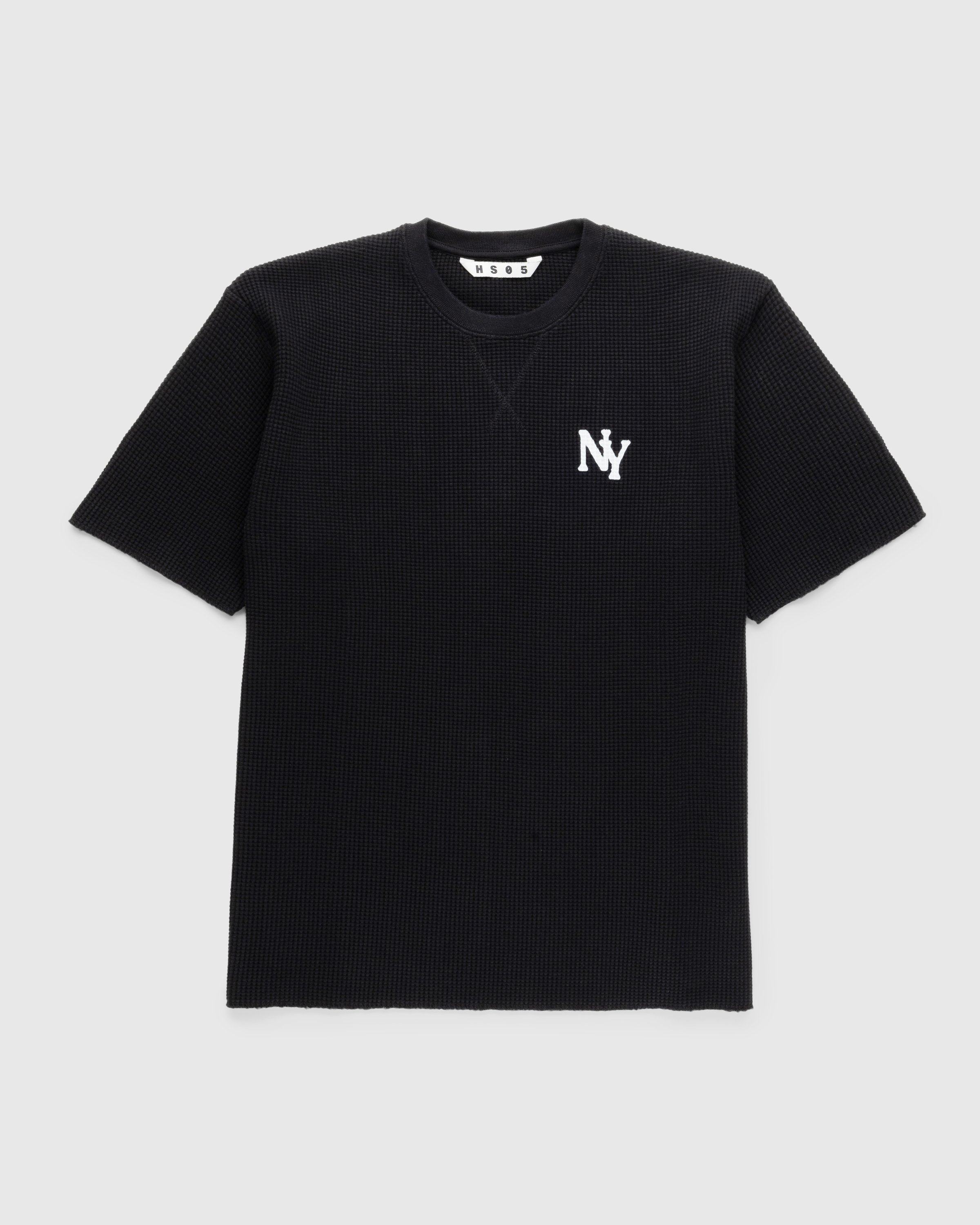Highsnobiety - Neu York Thermal T-Shirt Black - Clothing - Black - Image 1