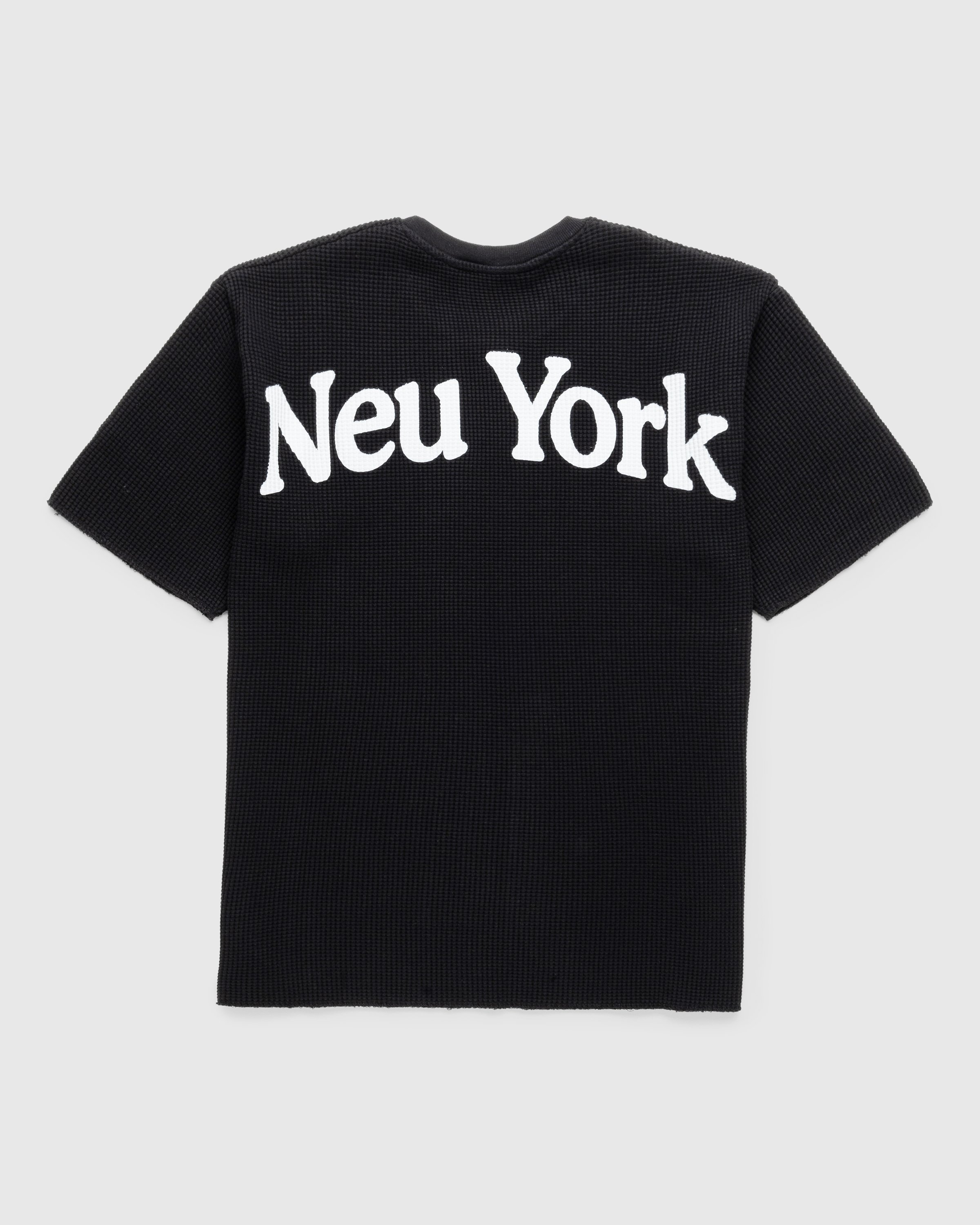 Highsnobiety - Neu York Thermal T-Shirt Black - Clothing - Black - Image 2