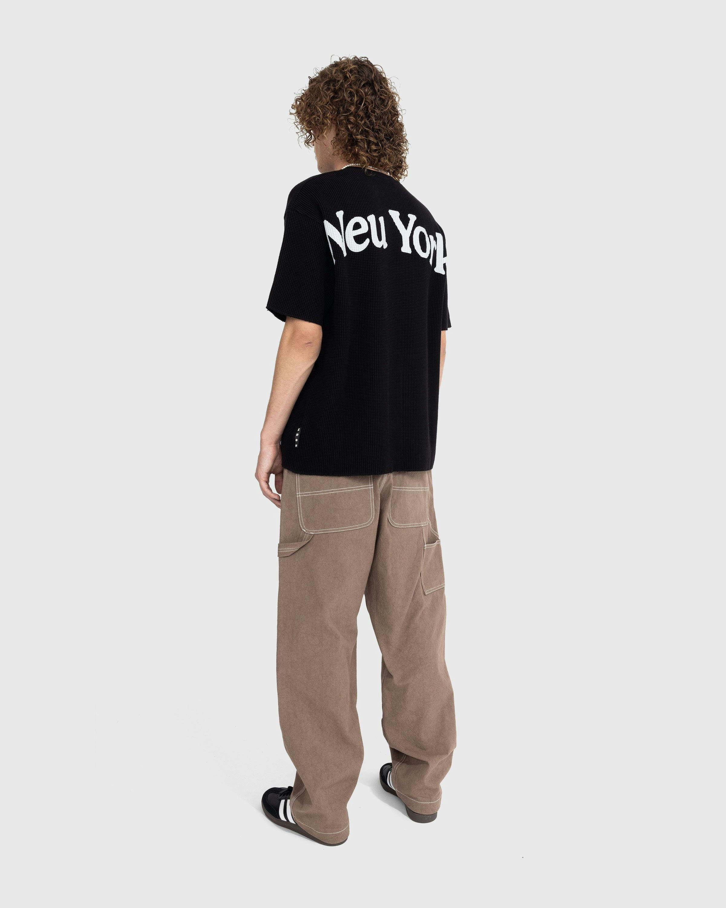 Highsnobiety - Neu York Thermal T-Shirt Black - Clothing - Black - Image 4