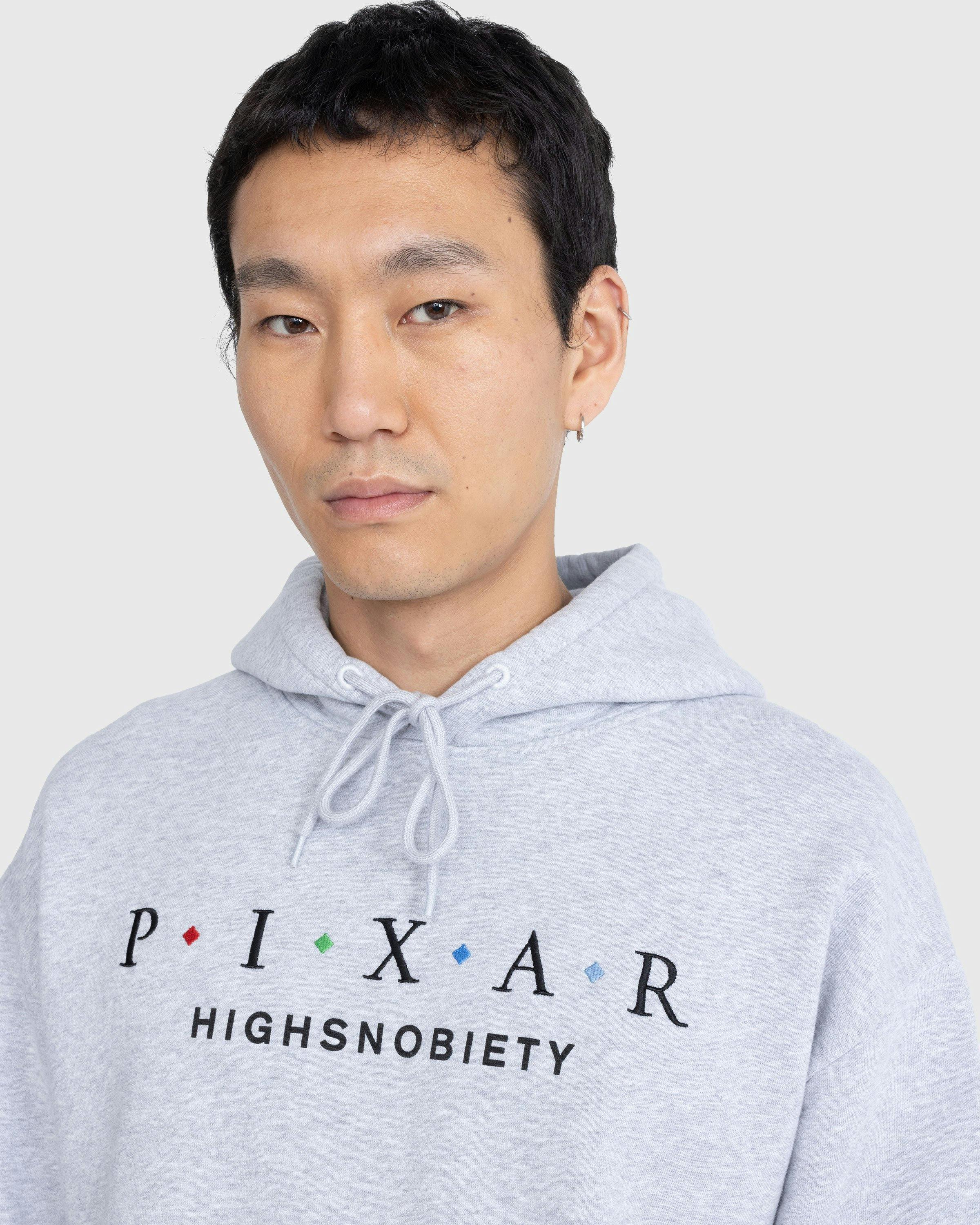 Highsnobiety x Pixar - Logo Hoodie Gray  - Clothing - Grey - Image 6