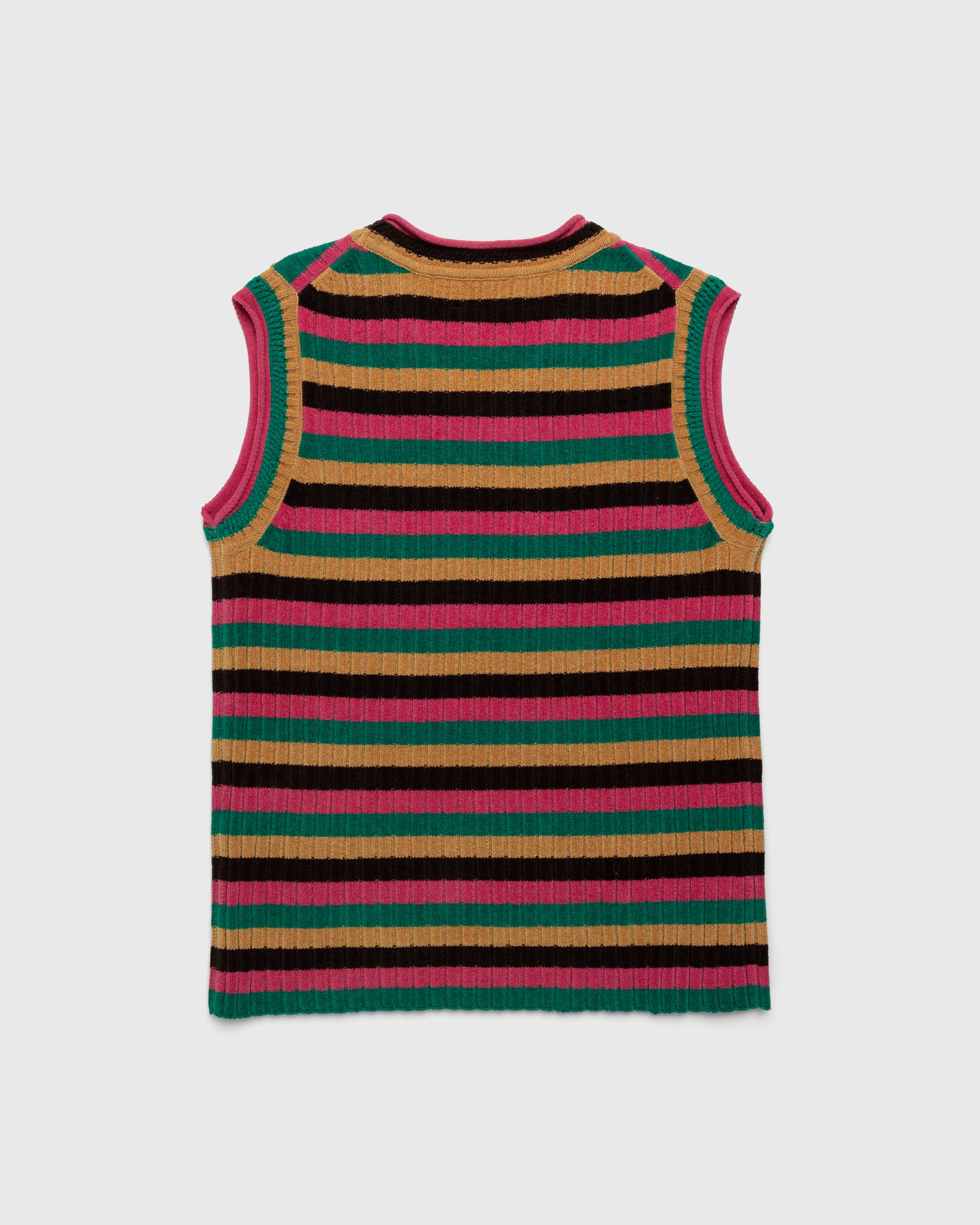 Wales Bonner - Swing Stripe Knit Vest Multi - Clothing - Multi - Image 2