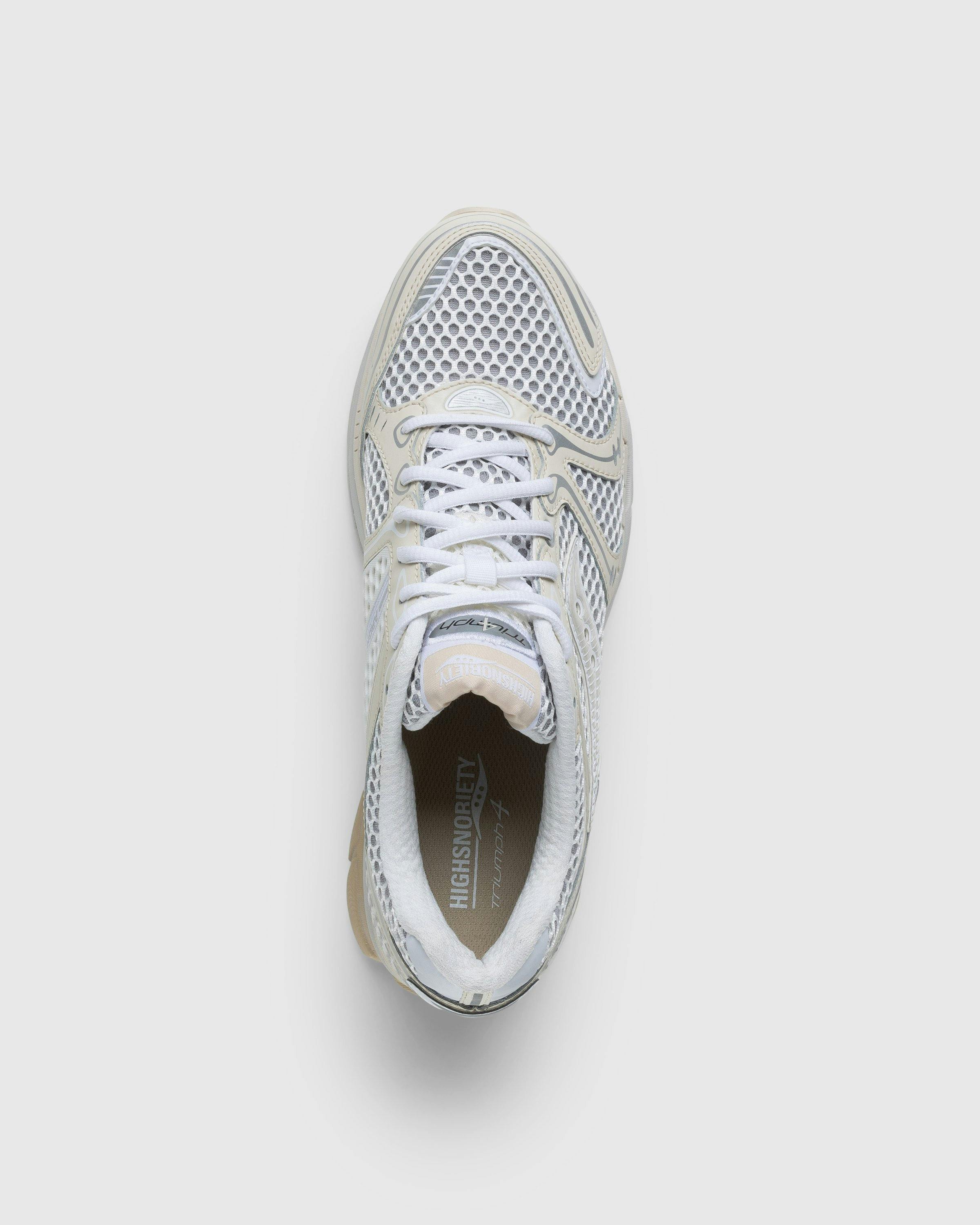 Saucony x Highsnobiety - Pro Grid Triumph 4 Cream/White - Footwear - White - Image 5