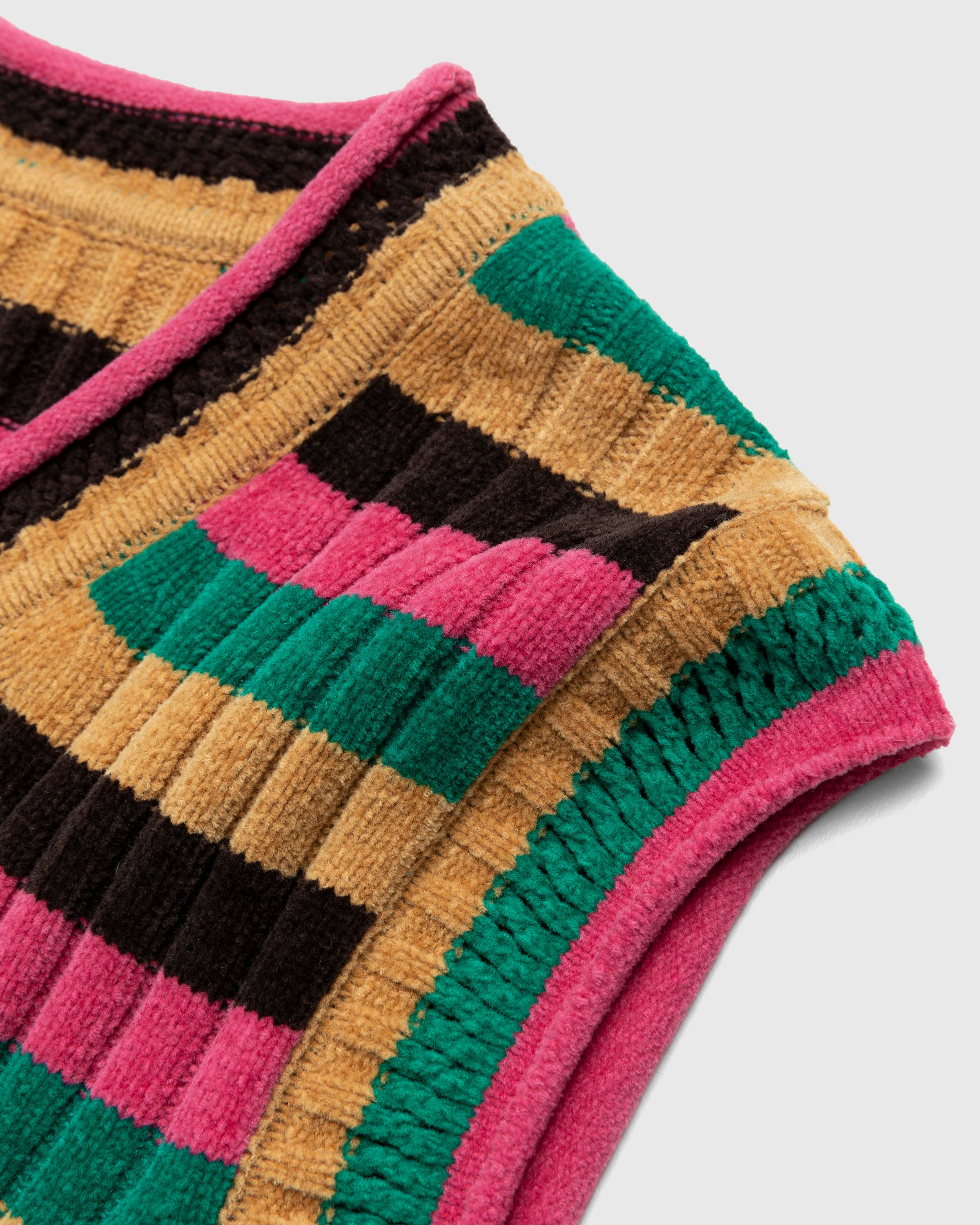 Wales Bonner - Swing Stripe Knit Vest Multi - Clothing - Multi - Image 5