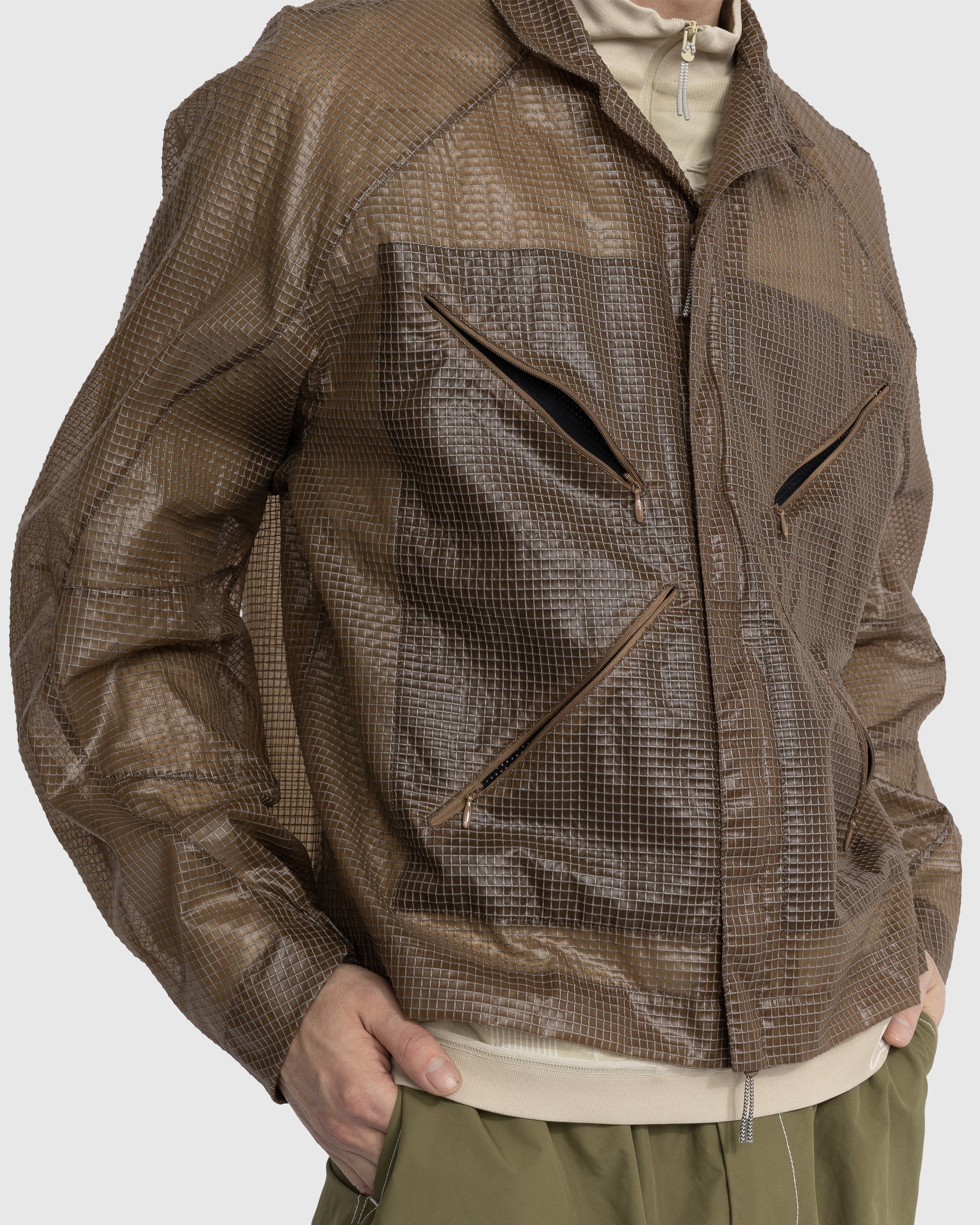 ROA - Camp Collar Shirt Jacket Brown - Clothing - Brown - Image 5