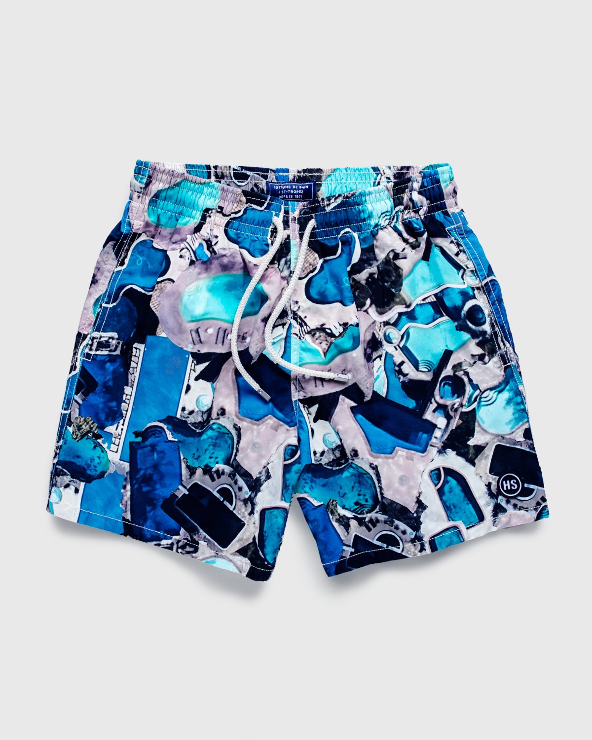 Vilebrequin x Highsnobiety - Pattern Shorts Blue - Clothing - Blue - Image 1