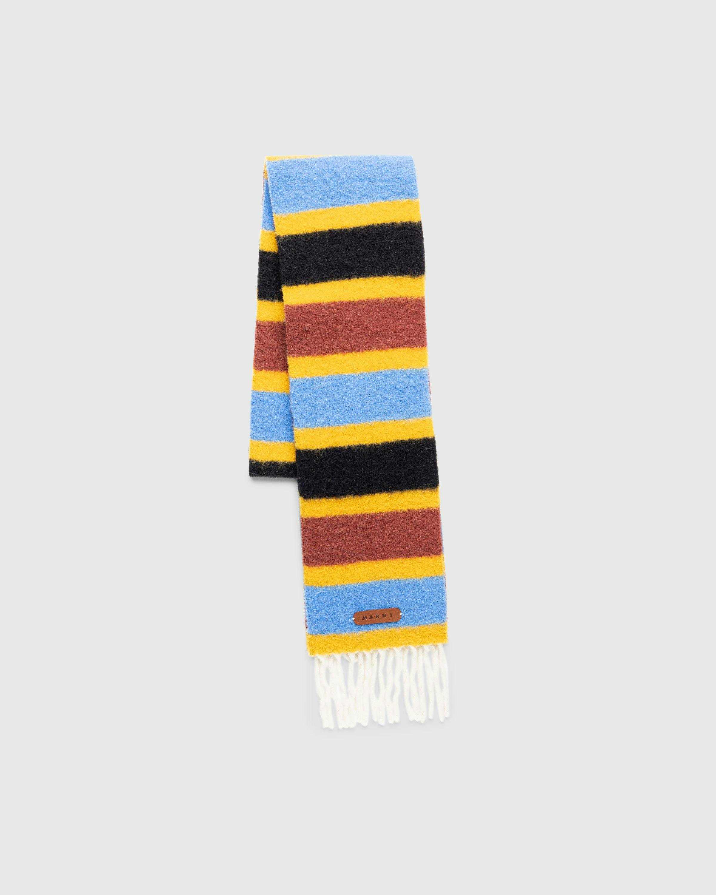 Marni - Striped Alpaca Scarf Multi - Accessories - Multi - Image 2