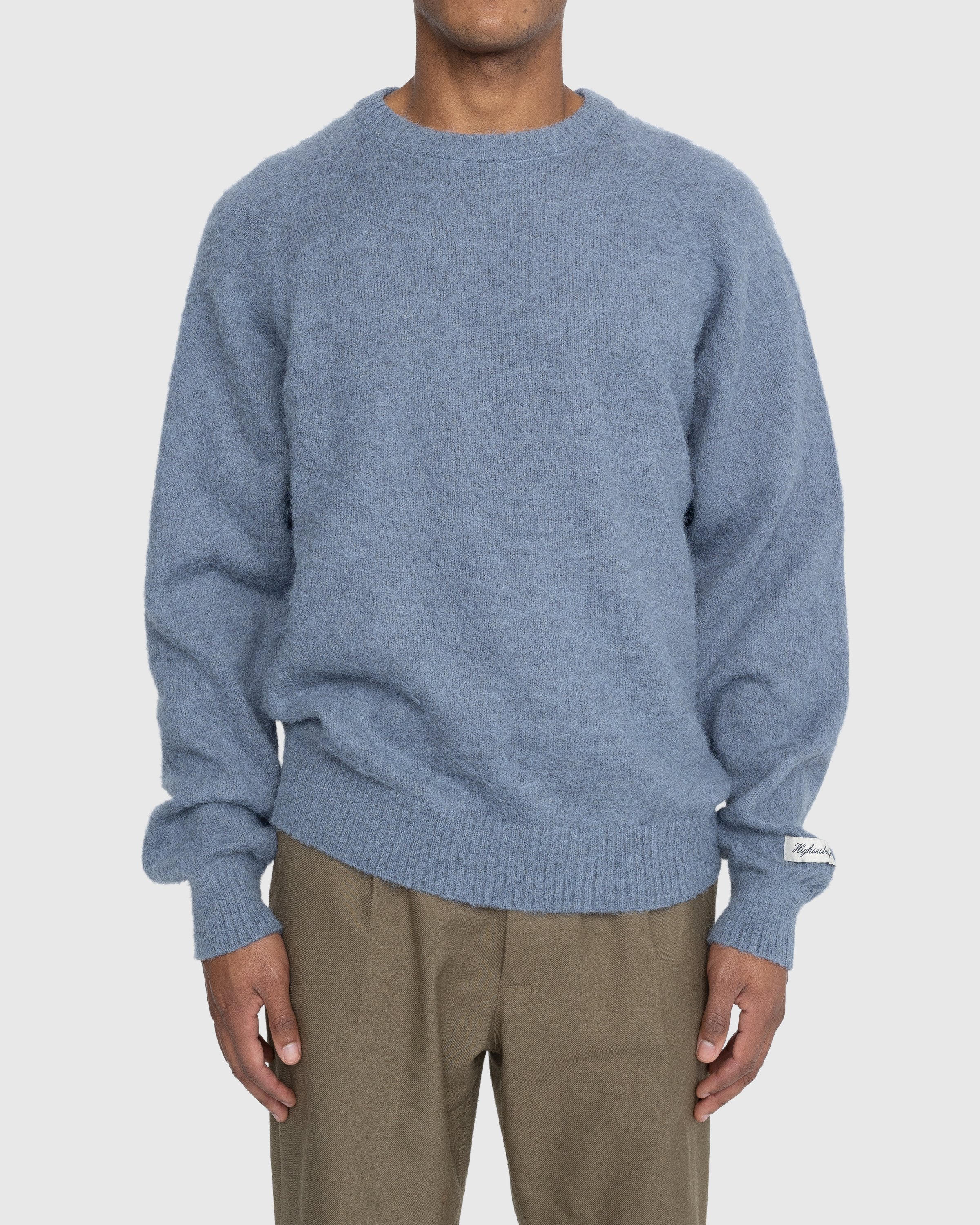 Highsnobiety - Alpaca Raglan Sweater Blue - Clothing - Blue - Image 2