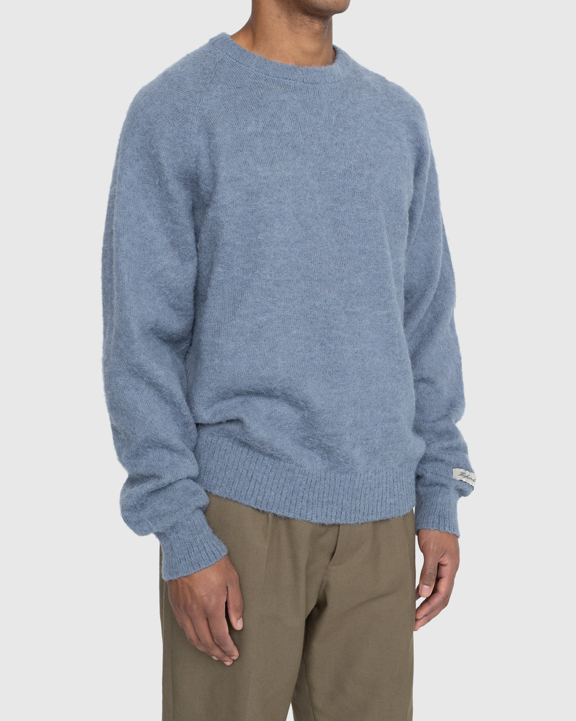 Highsnobiety - Alpaca Raglan Sweater Blue - Clothing - Blue - Image 3