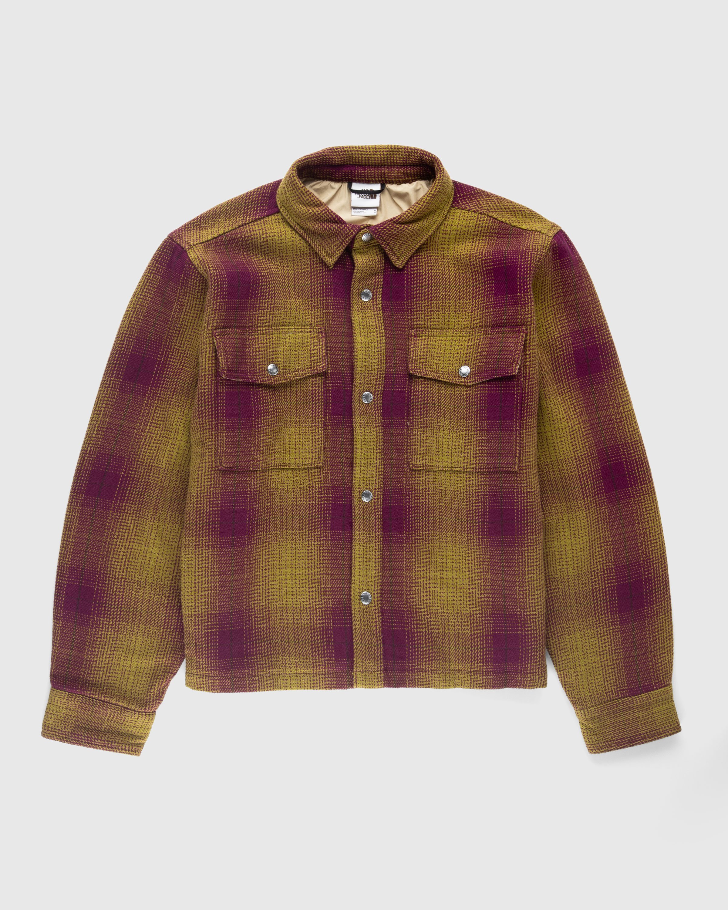 The North Face - Valley Twill Utility Shacket Large Halfdome Shadow Plaid - Clothing - Red - Image 1