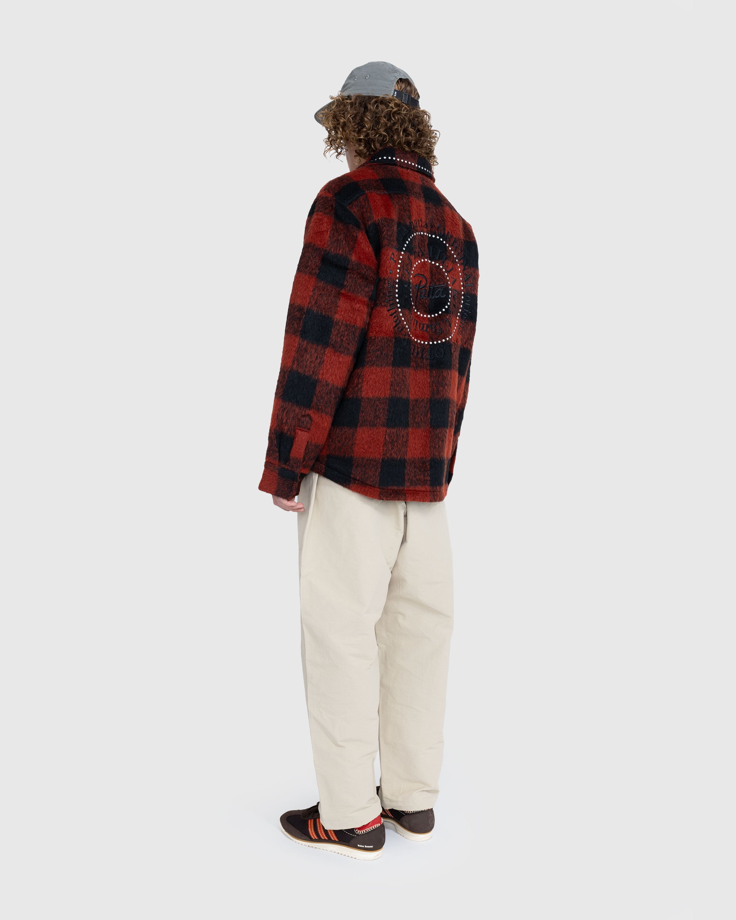Patta - CHECK CAR COAT Red - Clothing - Red - Image 4