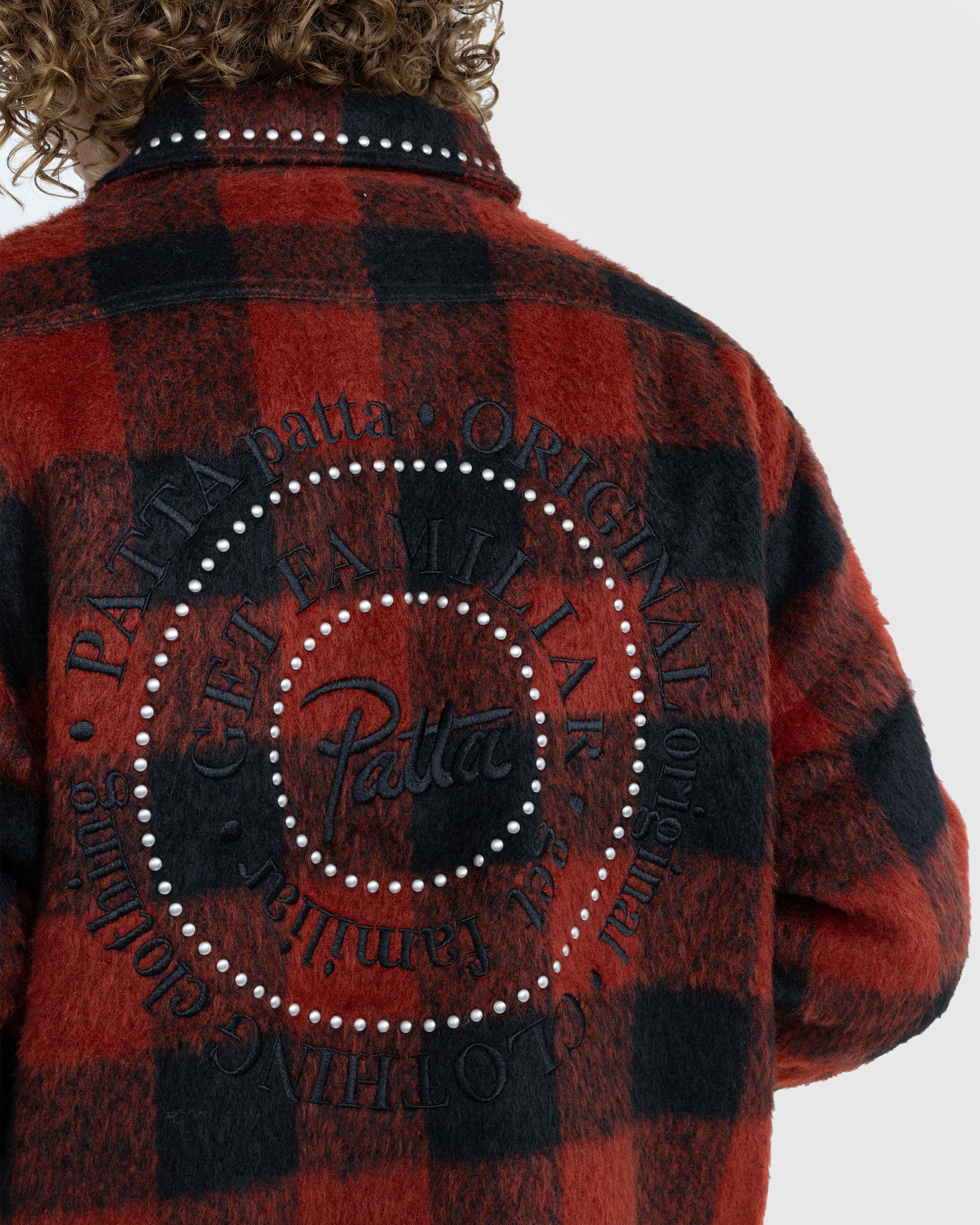 Patta - CHECK CAR COAT Red - Clothing - Red - Image 5