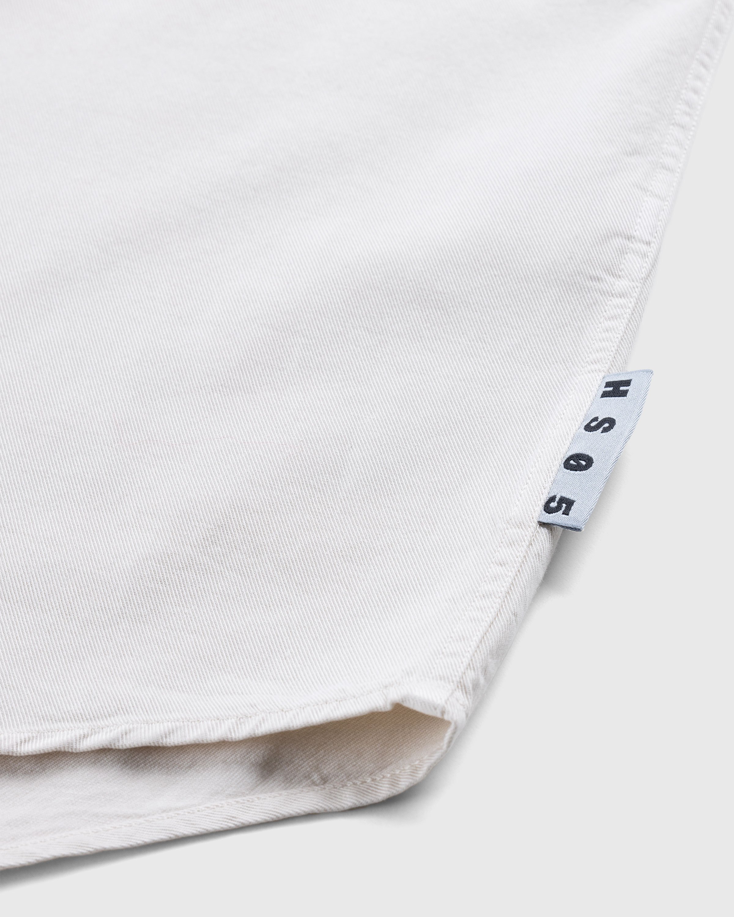 Highsnobiety HS05 - Garment-Dyed Peach Long-Sleeve Shirt Grey - Clothing - Grey - Image 7
