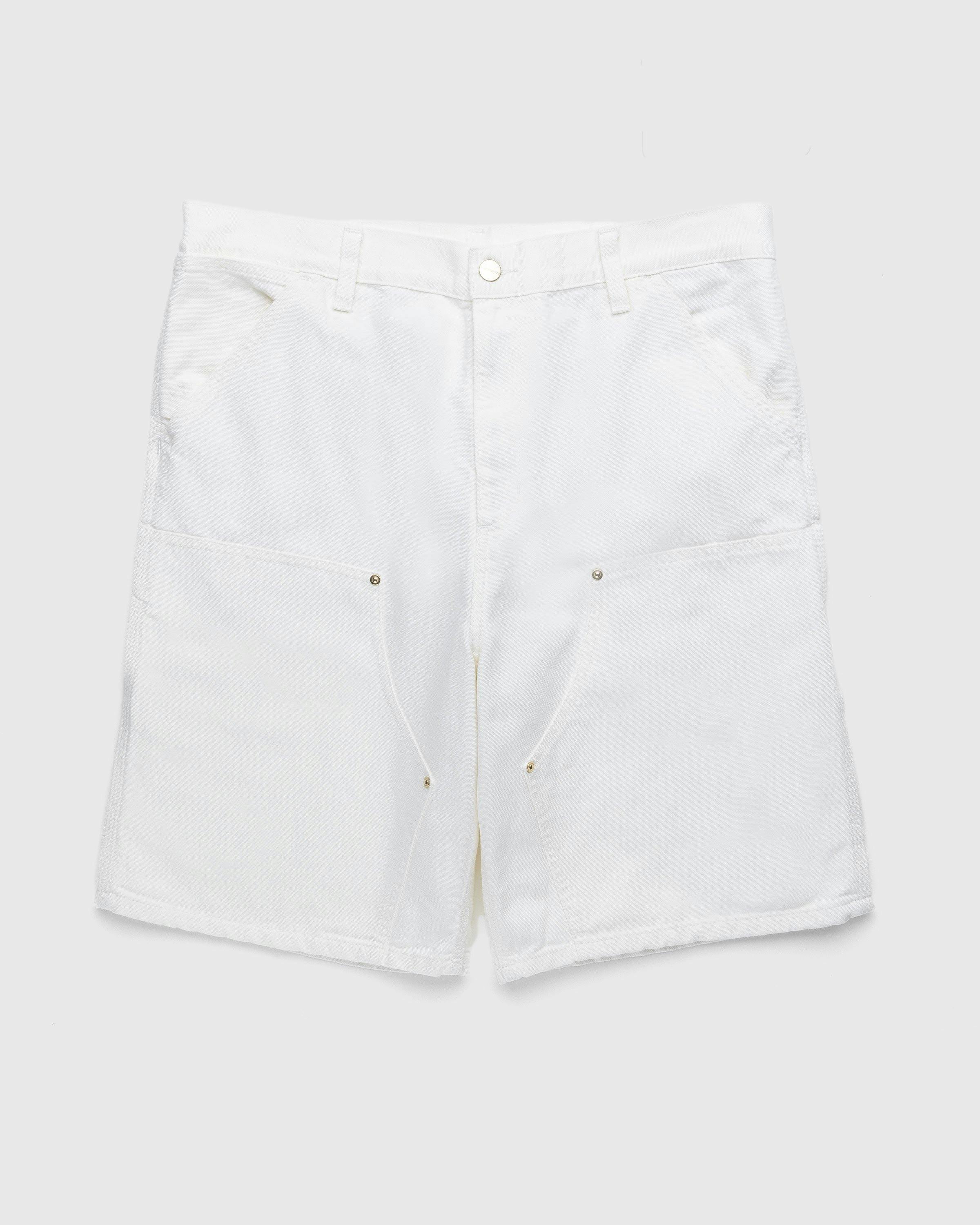 Carhartt WIP - Double Knee Short White - Clothing - Beige - Image 1