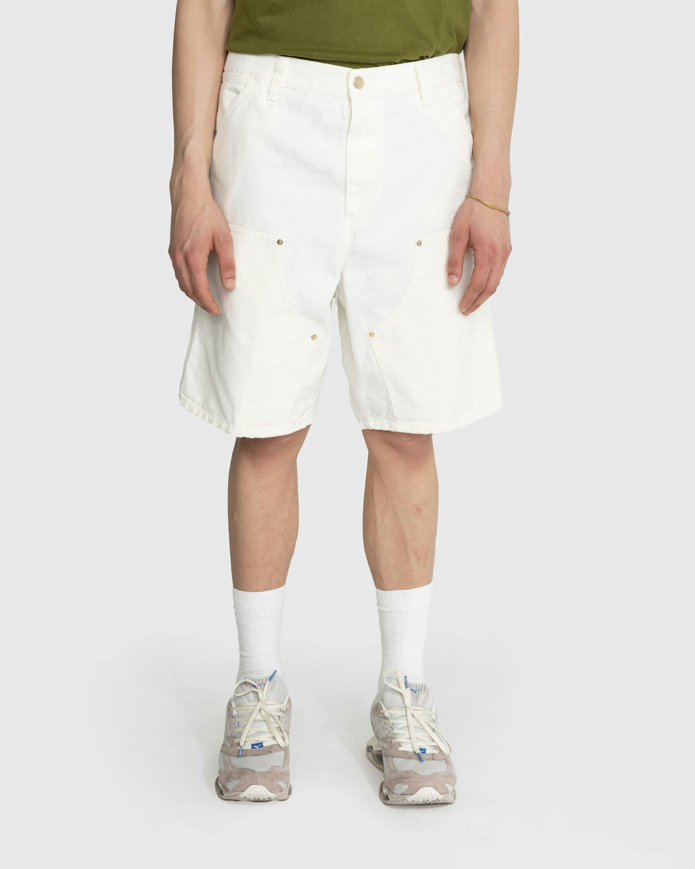 Carhartt WIP - Double Knee Short White - Clothing - Beige - Image 2