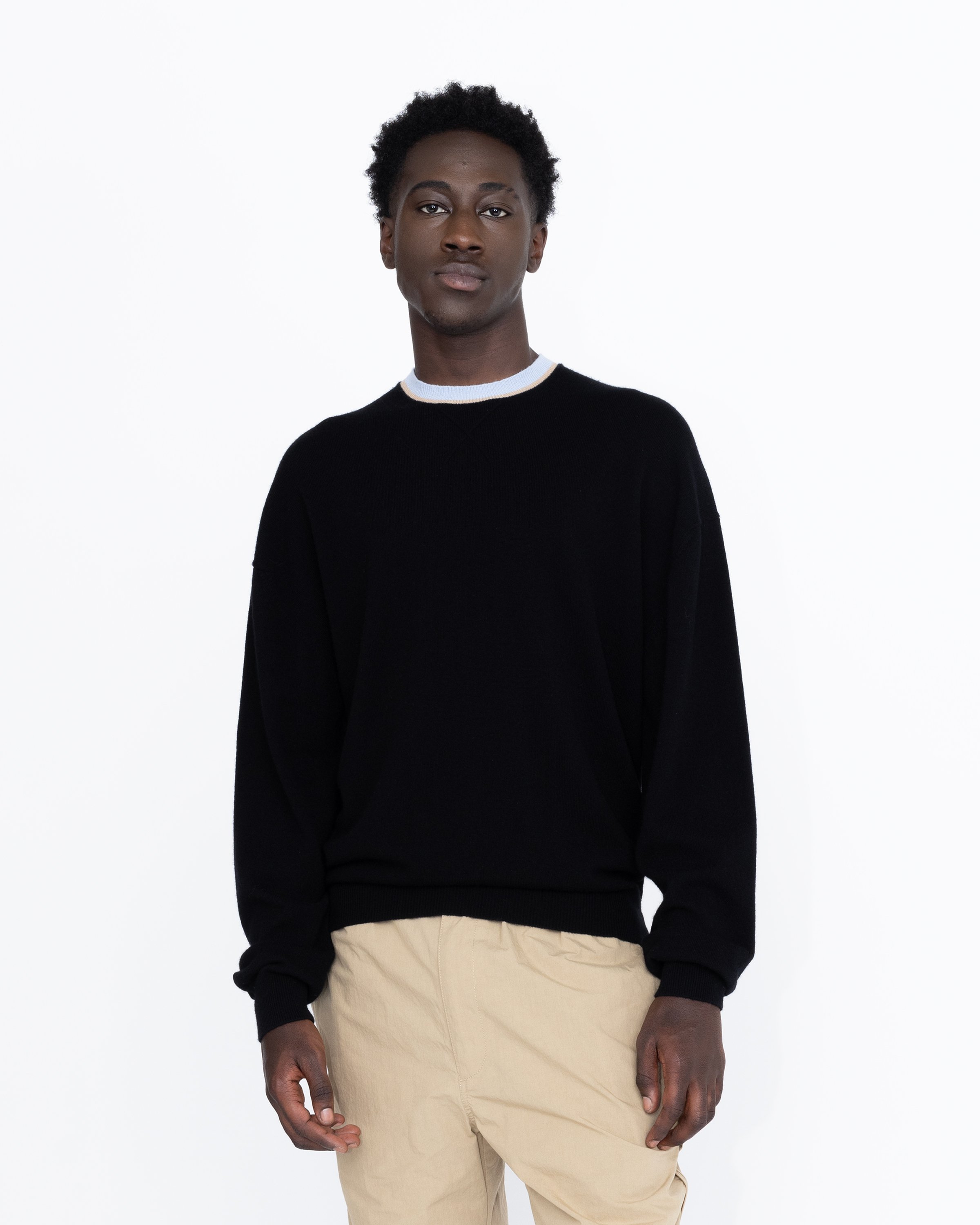 Highsnobiety HS05 - Cashmere Crew Sweater Black - Clothing - Black - Image 3