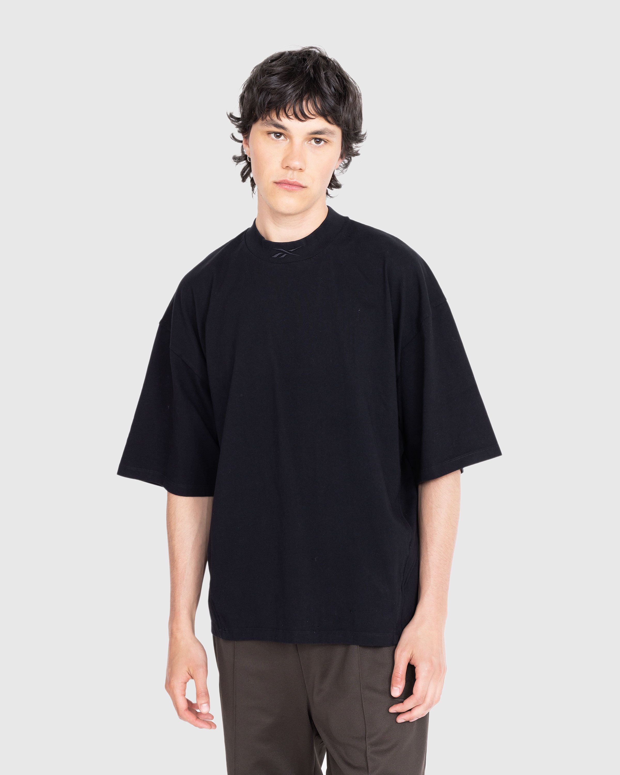 Reebok - Piped T-Shirt Black - Clothing - Black - Image 2