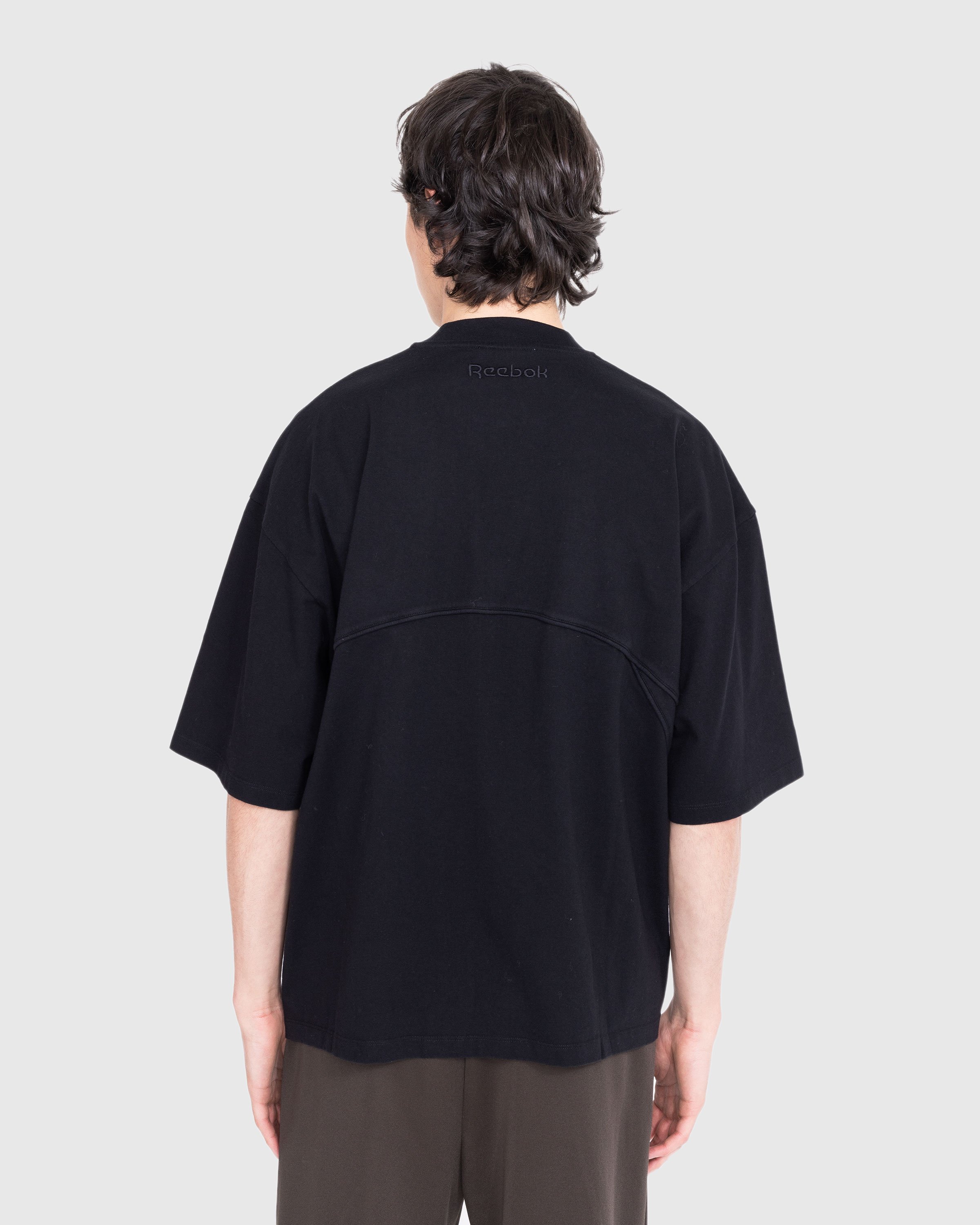 Reebok - Piped T-Shirt Black - Clothing - Black - Image 3