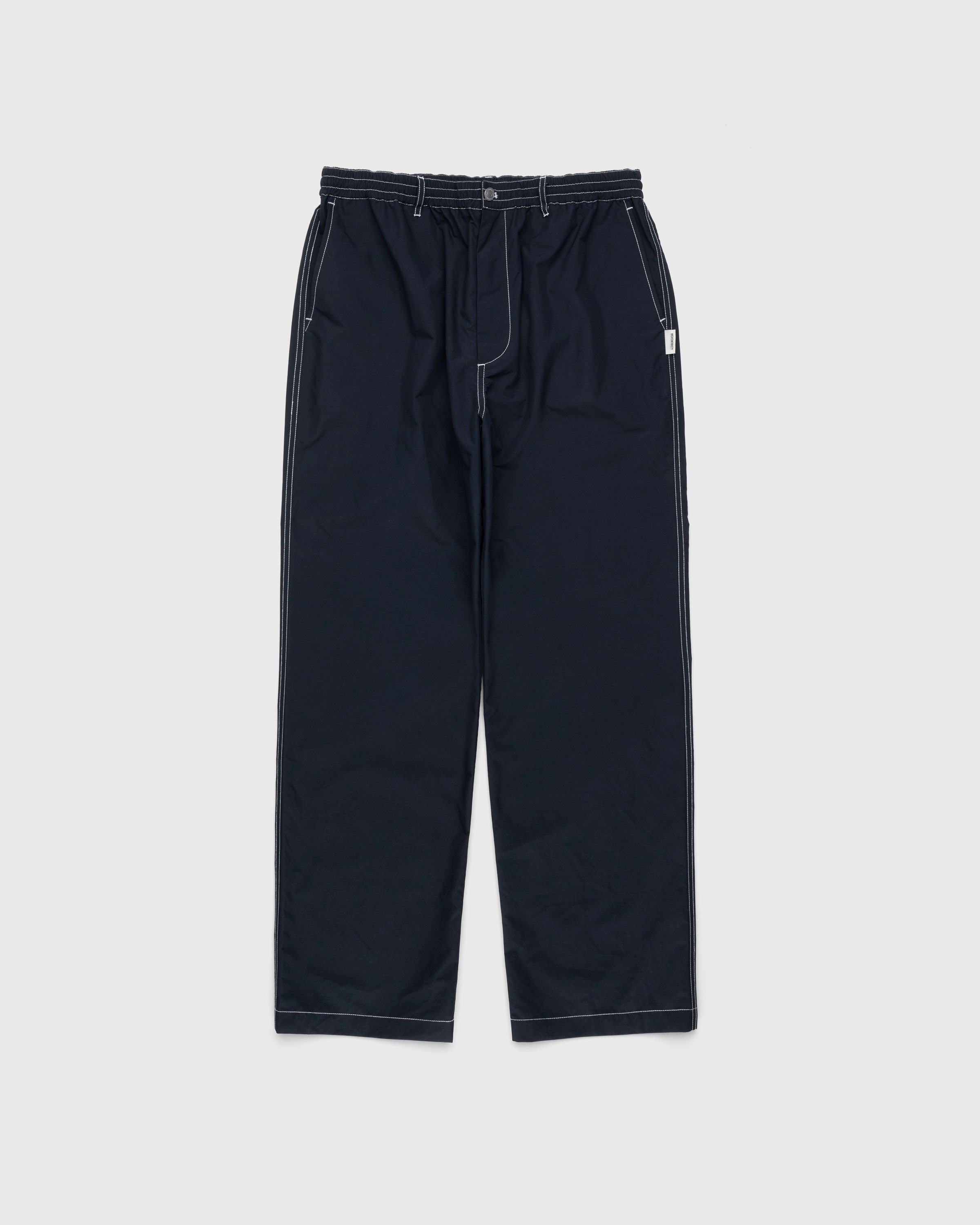 Highsnobiety - Contrast Stitch Pants Navy - Clothing - Blue - Image 1