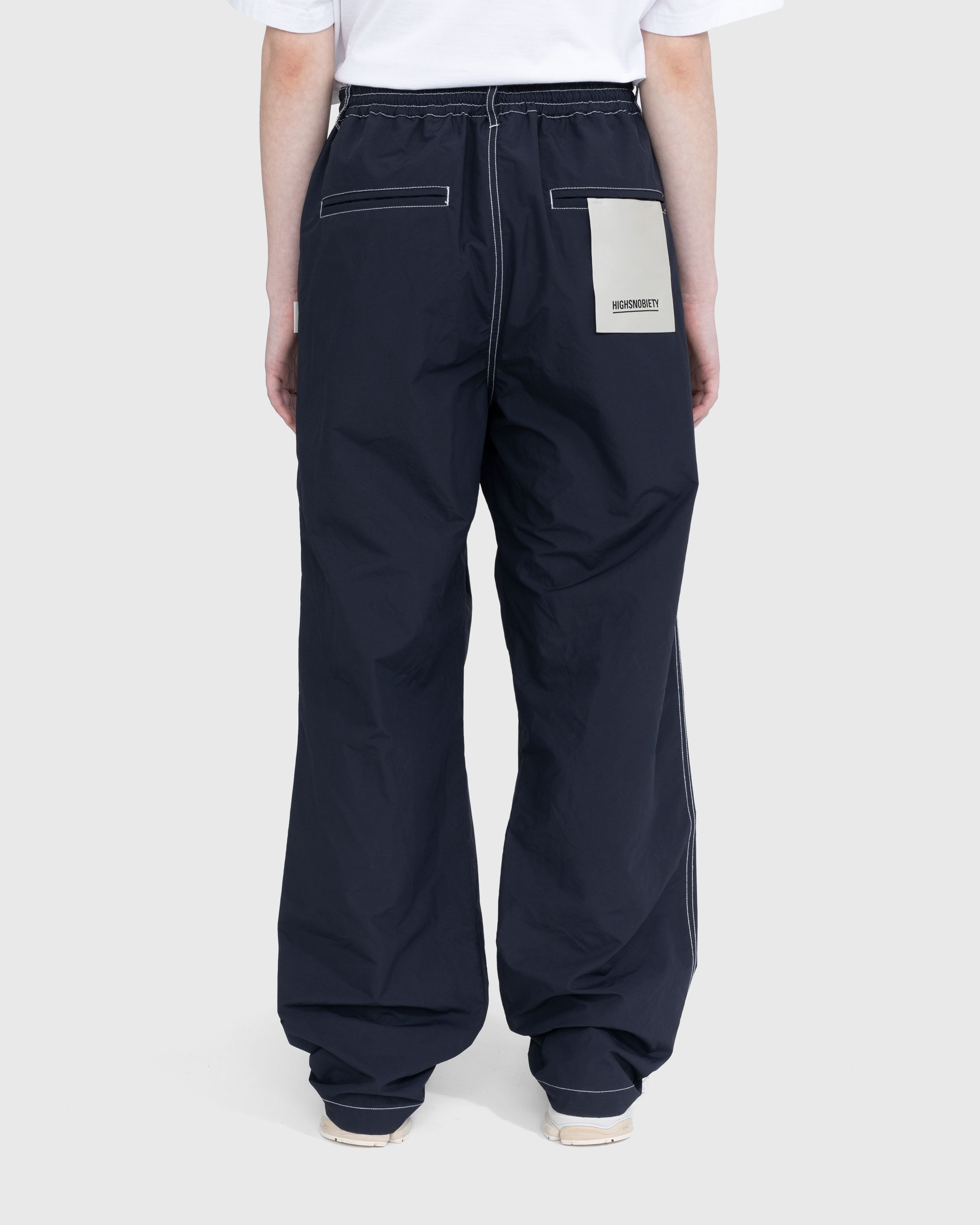 Highsnobiety - Contrast Stitch Pants Navy - Clothing - Blue - Image 5
