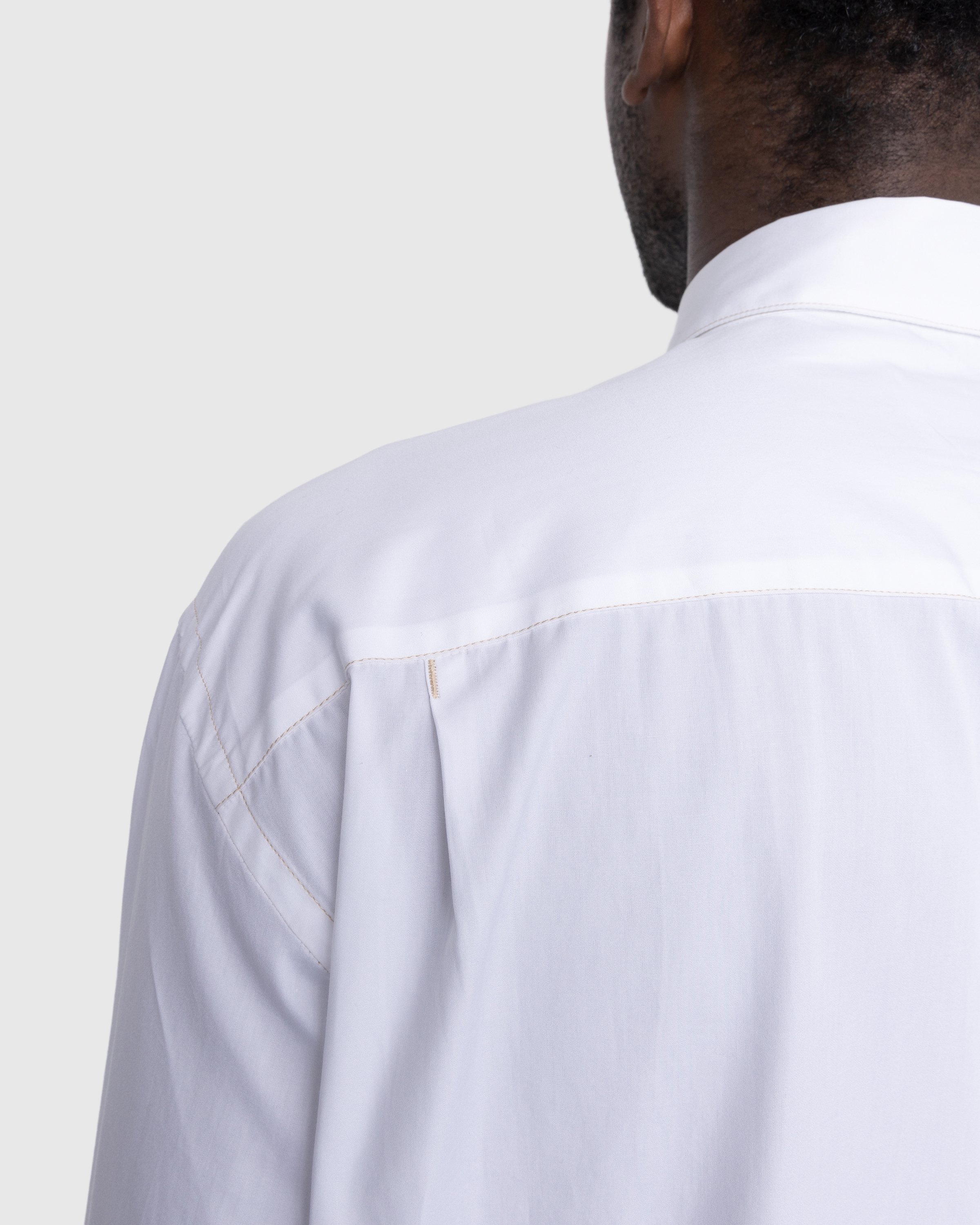 Highsnobiety - Solid Poplin LS Shirt - Clothing - White - Image 5