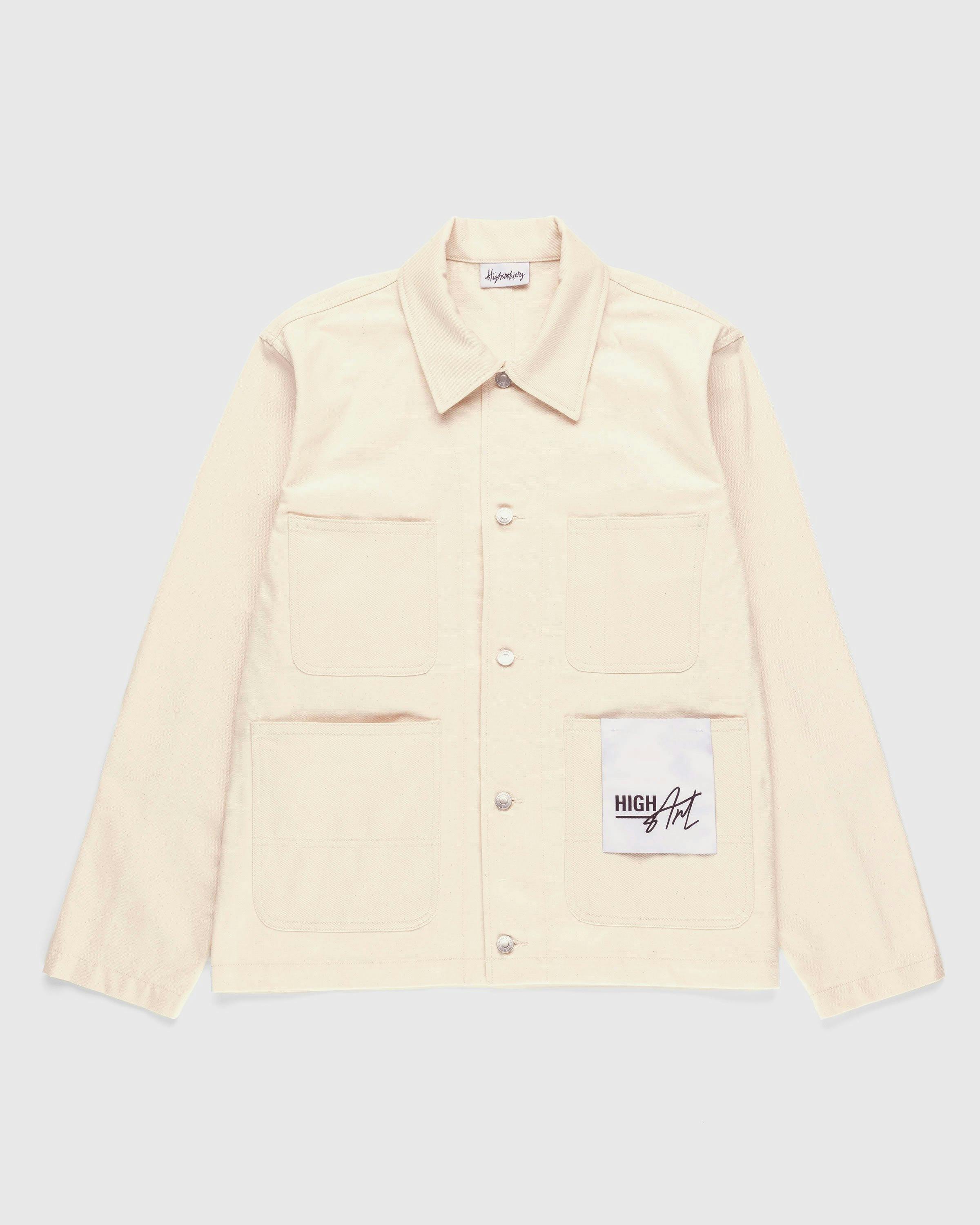 Highsnobiety - HIGHArt Mixed Panel Canvas Painter Jacket - Clothing - Beige - Image 1