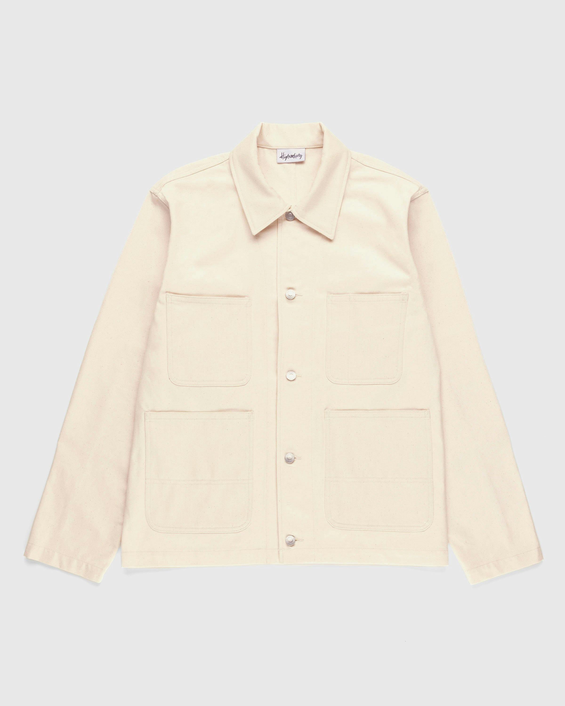 Highsnobiety - HIGHArt Mixed Panel Canvas Painter Jacket - Clothing - Beige - Image 2