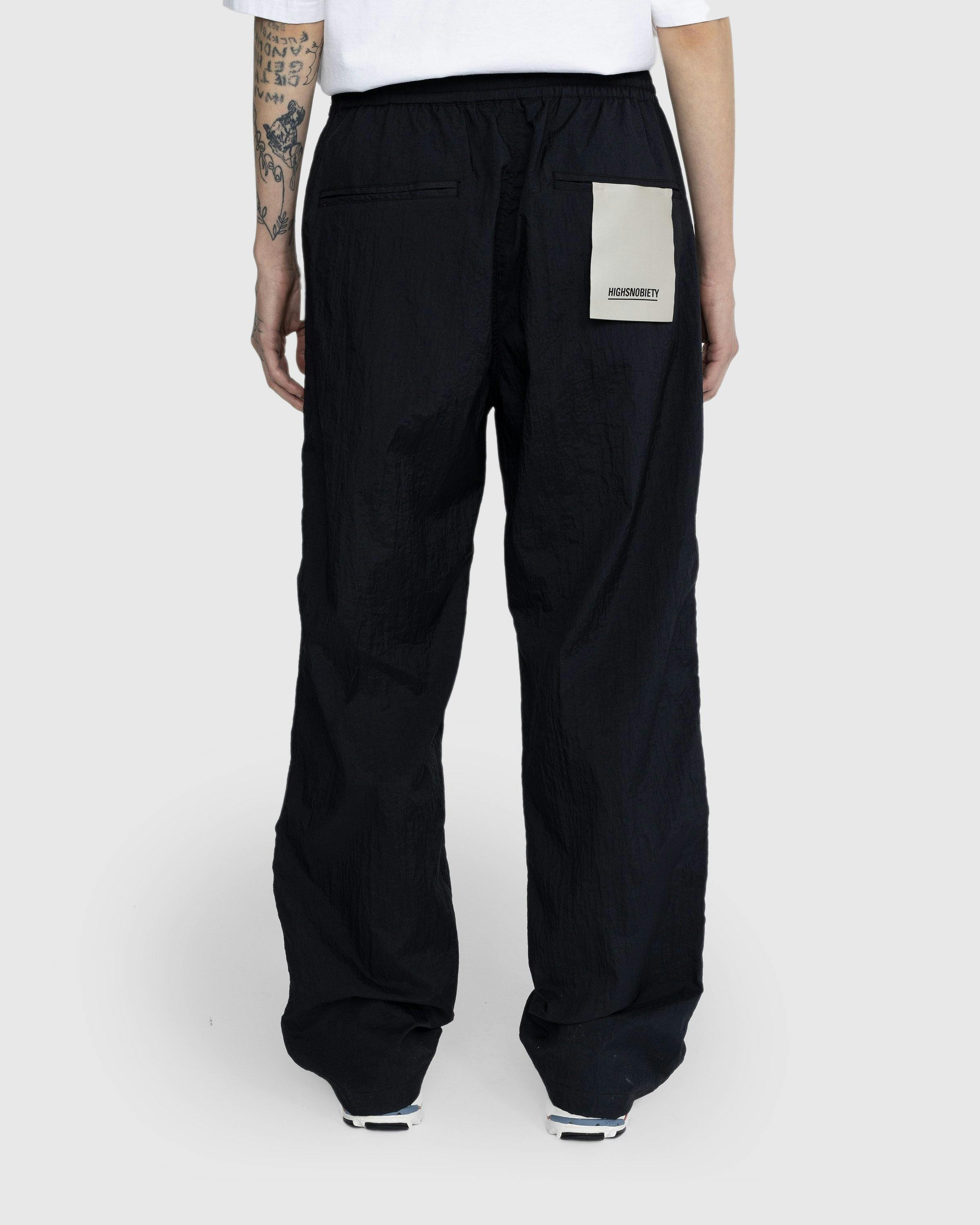 Highsnobiety - Texture Nylon Pants Black - Clothing - Black - Image 3