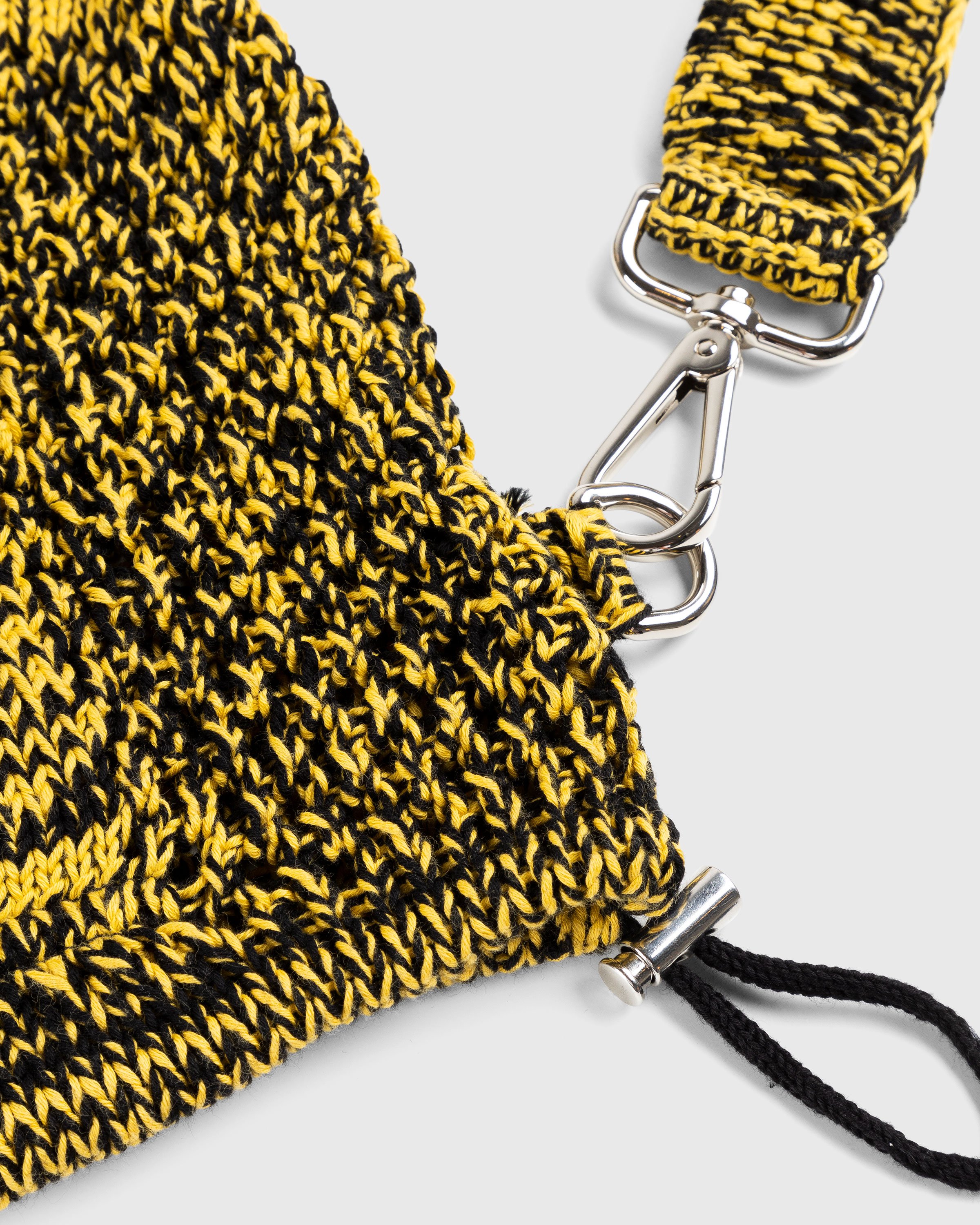 SSU - Mesh Stitch Knitted Bag Black/Yellow - Accessories - Black - Image 3