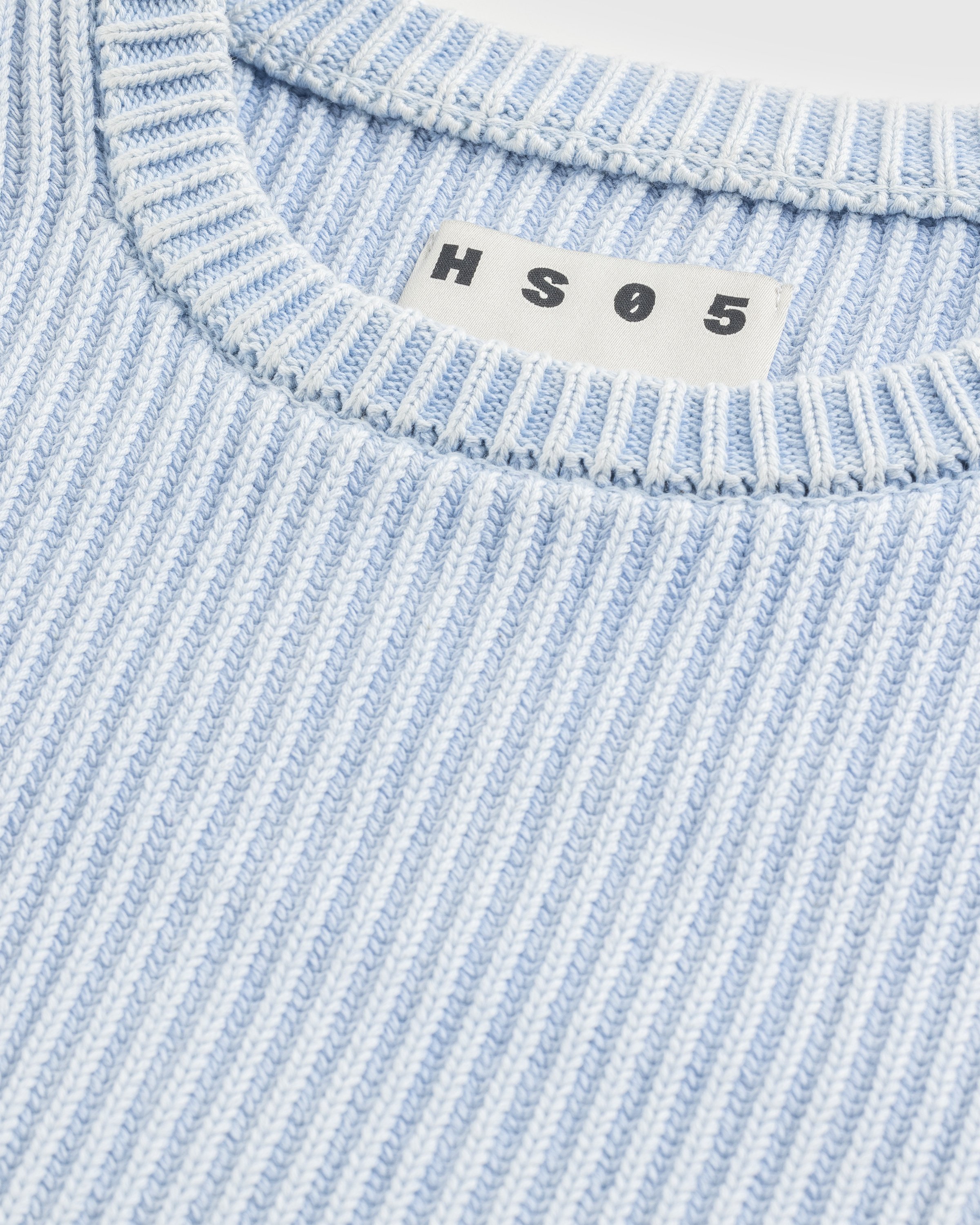 Highsnobiety HS05 - Pigment Dyed Sweater Light Blue - Clothing - Light Blue - Image 8