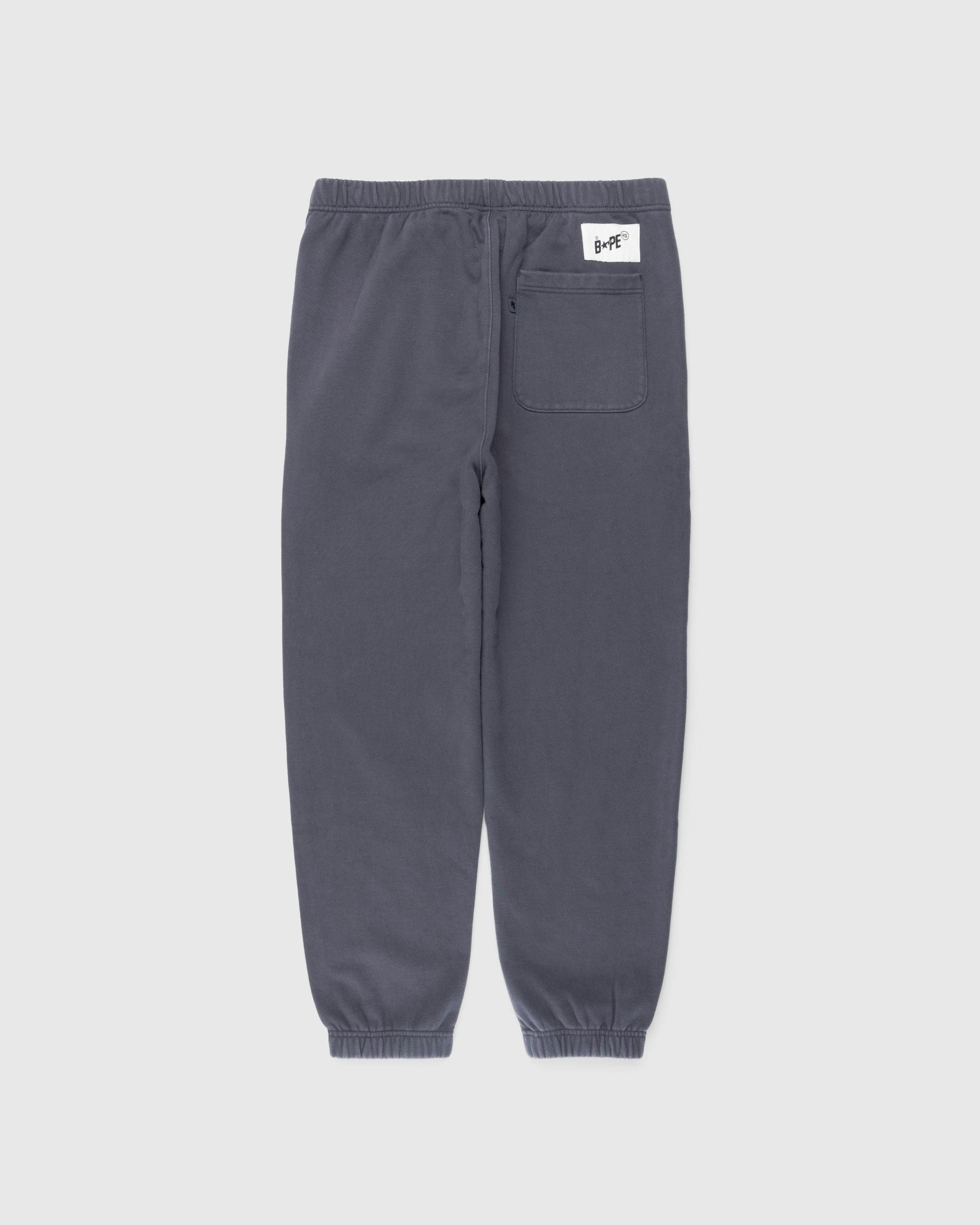 BAPE x Highsnobiety - Heavy Washed Sweat Pants Charcoal - Clothing - Grey - Image 2