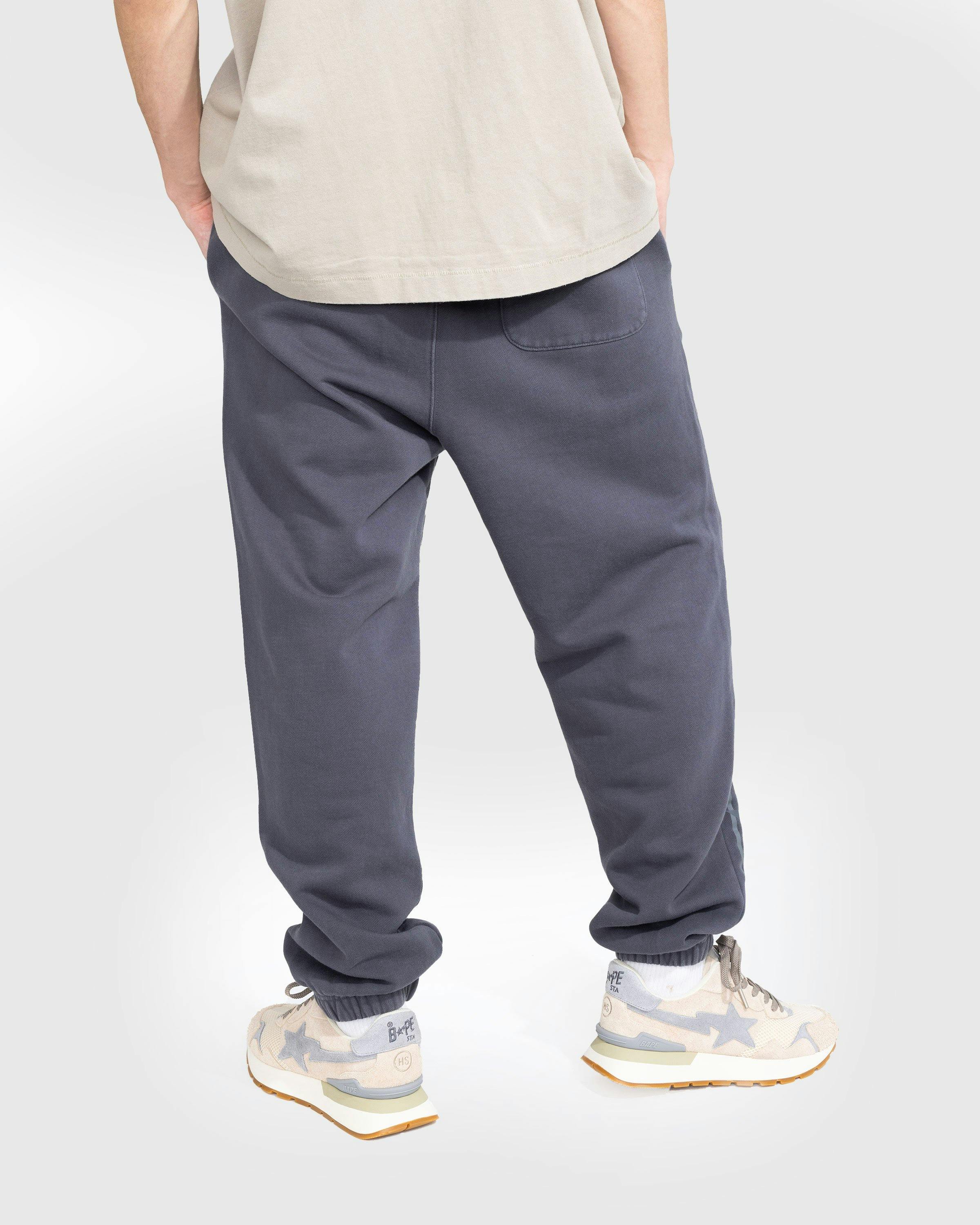 BAPE x Highsnobiety - Heavy Washed Sweat Pants Charcoal - Clothing - Grey - Image 4