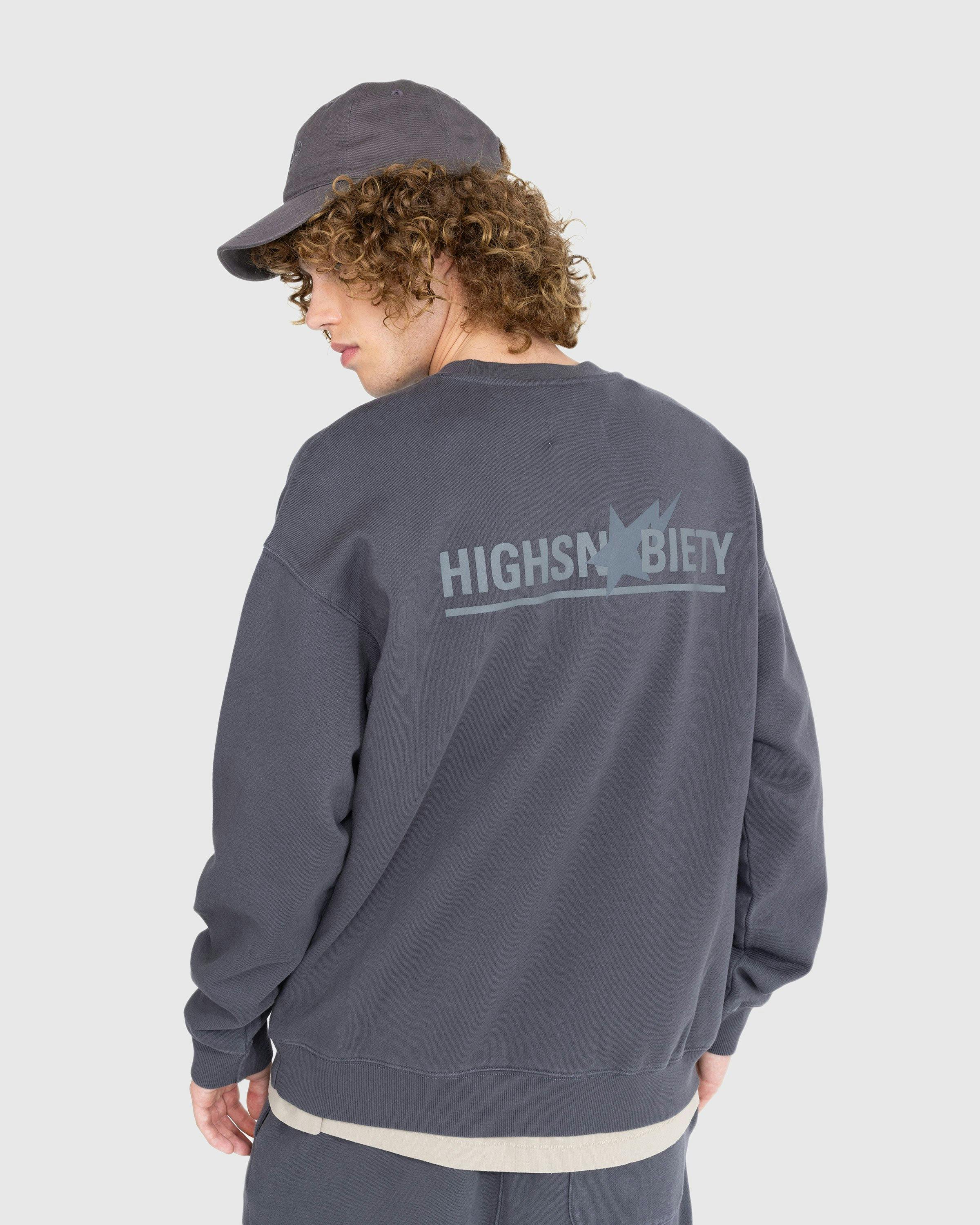 BAPE x Highsnobiety - Heavy Washed Crewneck Charcoal - Clothing - Grey - Image 4