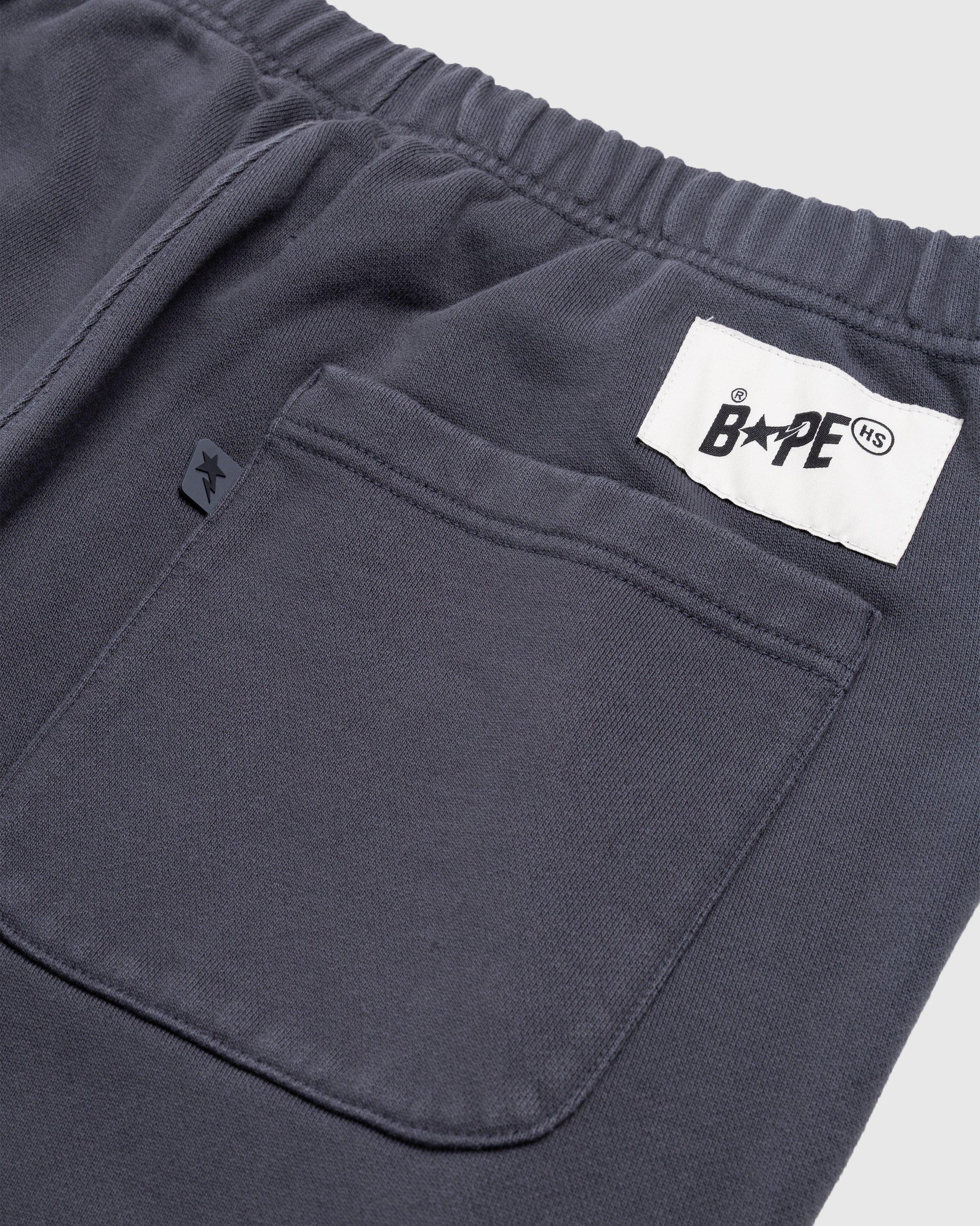 BAPE x Highsnobiety - Heavy Washed Sweat Pants Charcoal - Clothing - Grey - Image 6